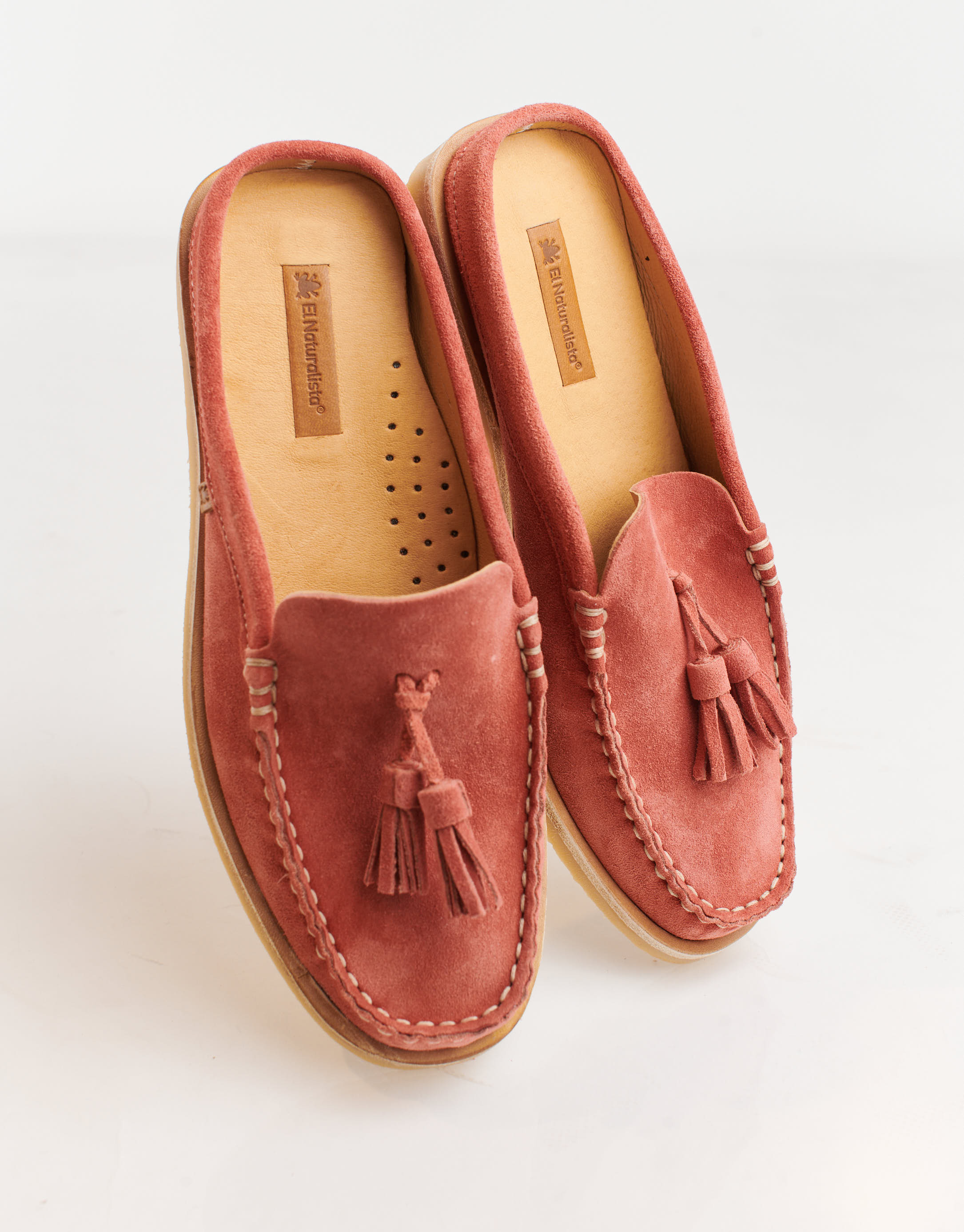 נעלי נשים - El Naturalista - כפכיפי זמש PLANTAE - קורל2