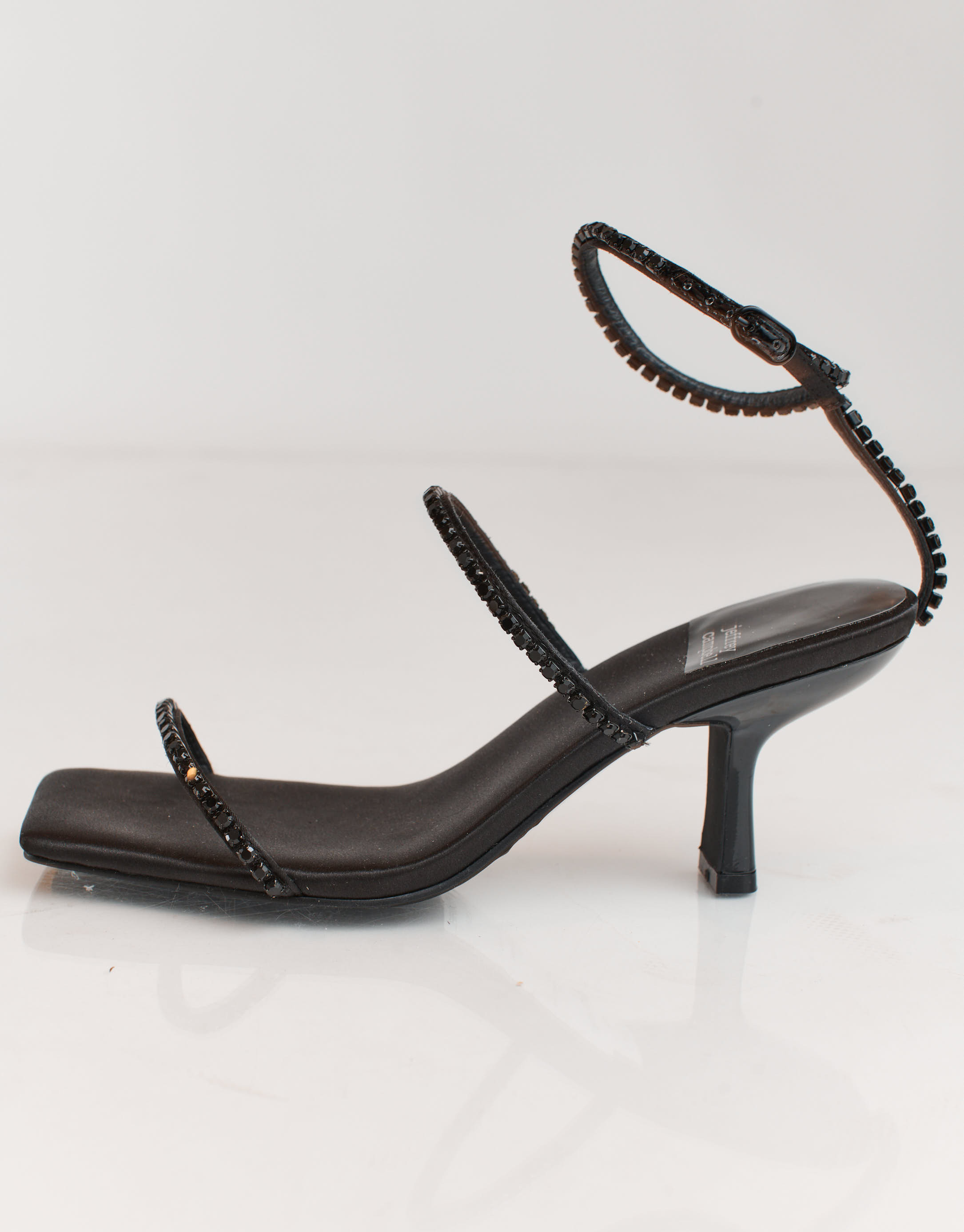 נעלי נשים - Jeffrey Campbell - סנדלי עקב DRESSED UP - שחור2