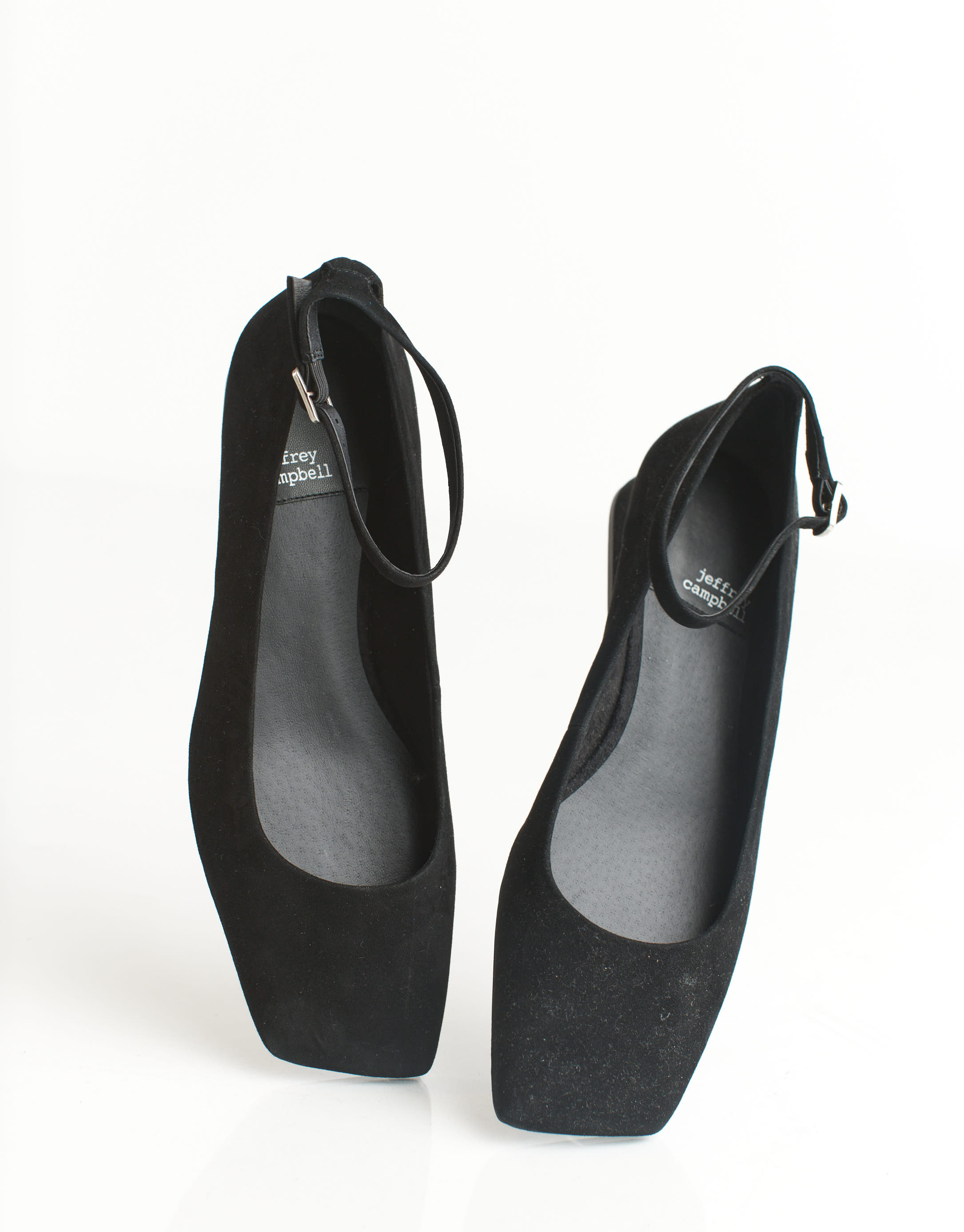 נעלי נשים - Jeffrey Campbell - נעלי סירה ENVIOUS - שחור2