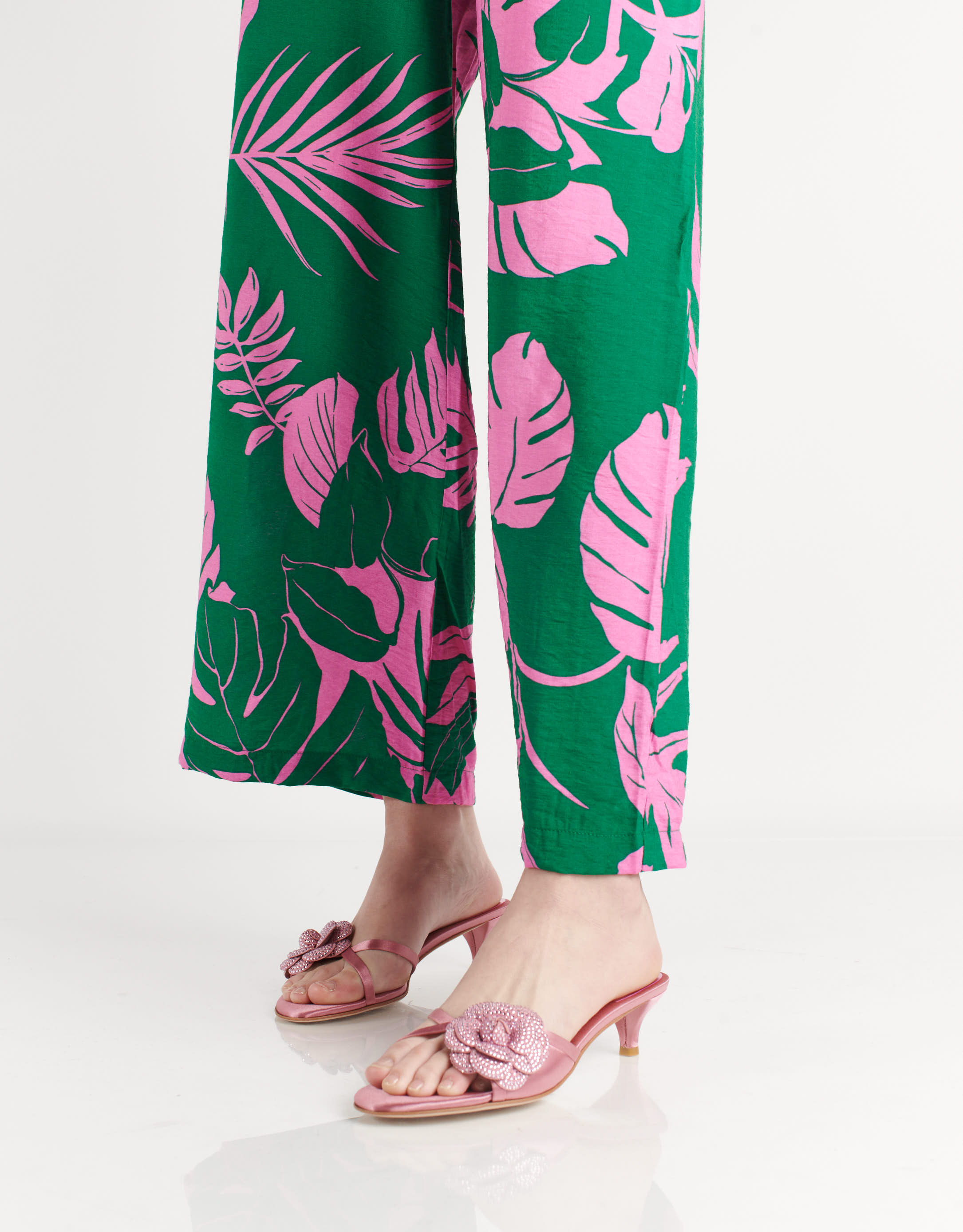 נעלי נשים - Jeffrey Campbell - כפכפי עקב GLORIOSA - ורוד1