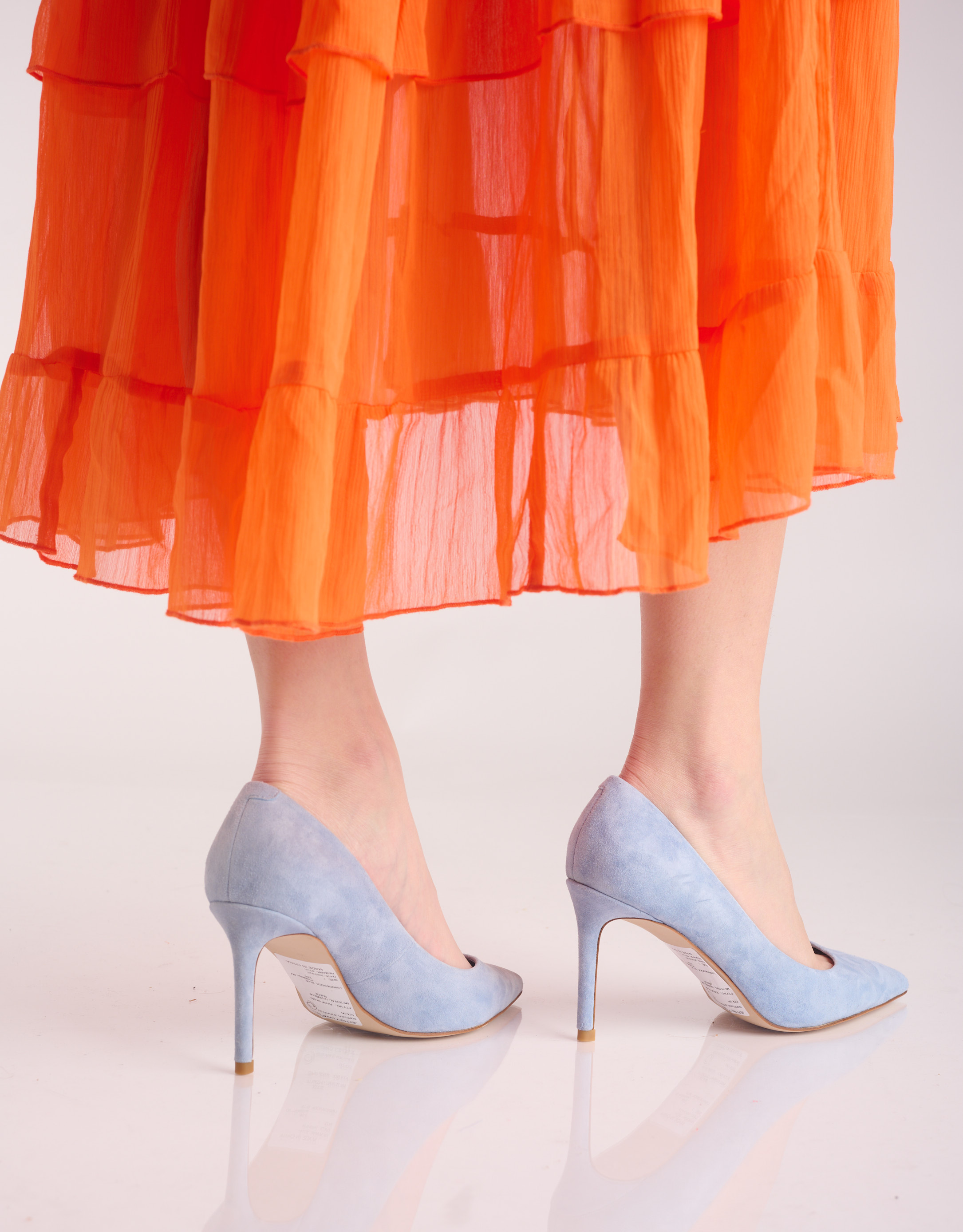 נעלי נשים - Jeffrey Campbell - נעלי סירה עם עקב NIKIA - תכלת3