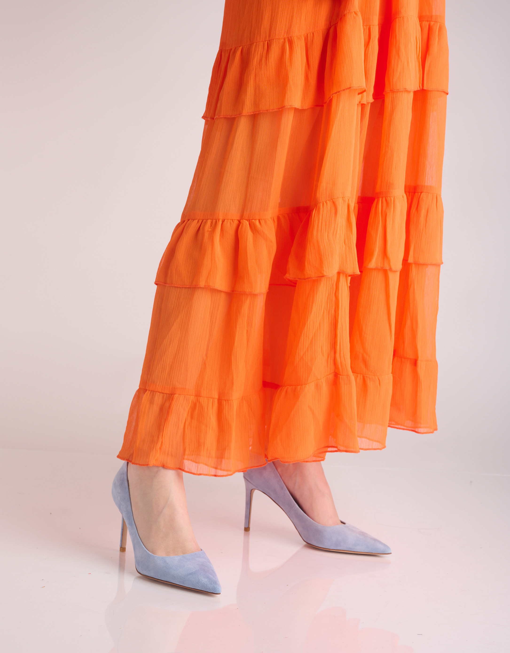 נעלי נשים - Jeffrey Campbell - נעלי סירה עם עקב NIKIA - תכלת4