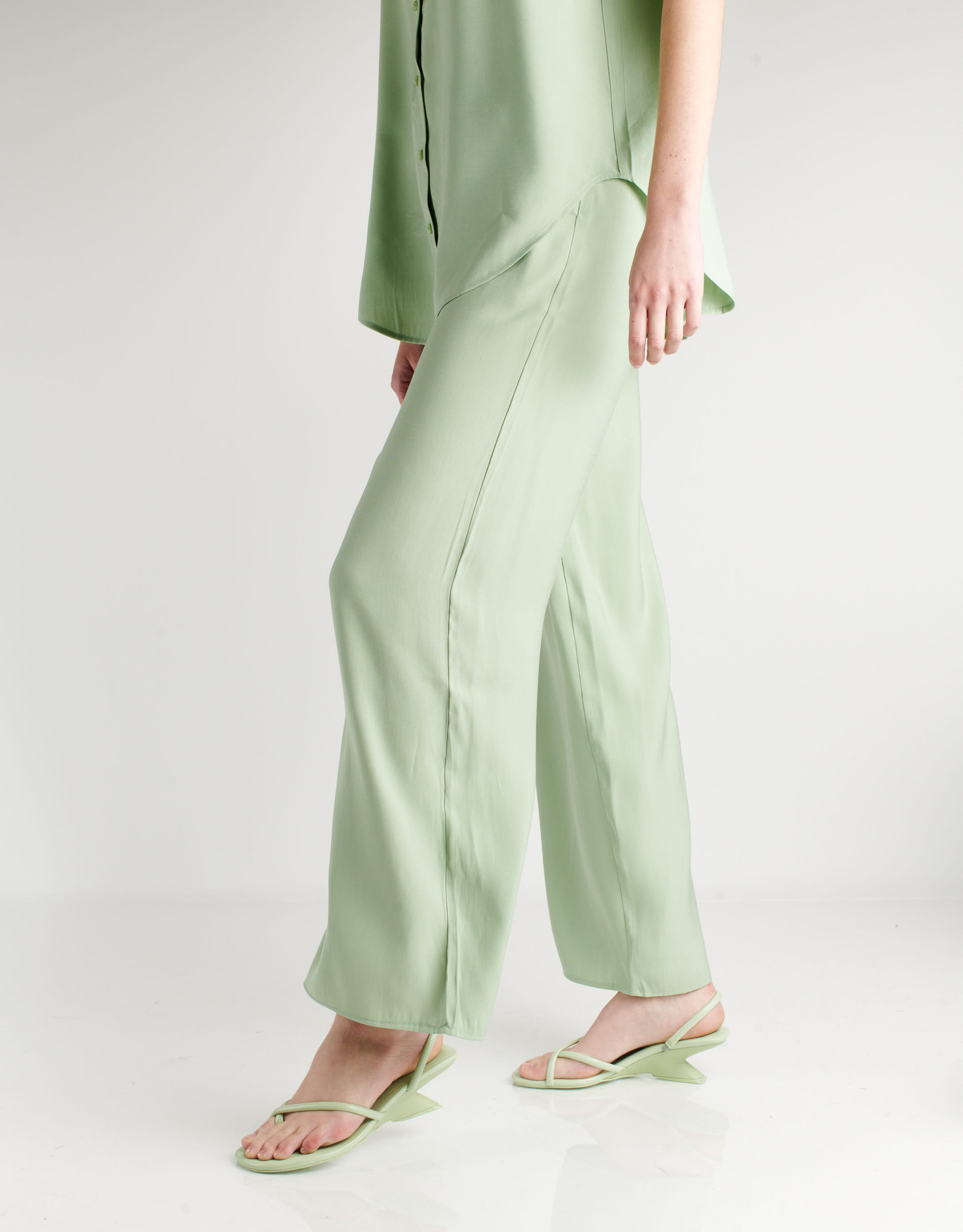 נעלי נשים - Jeffrey Campbell - כפכפי רצועות LELIA - ירוק3