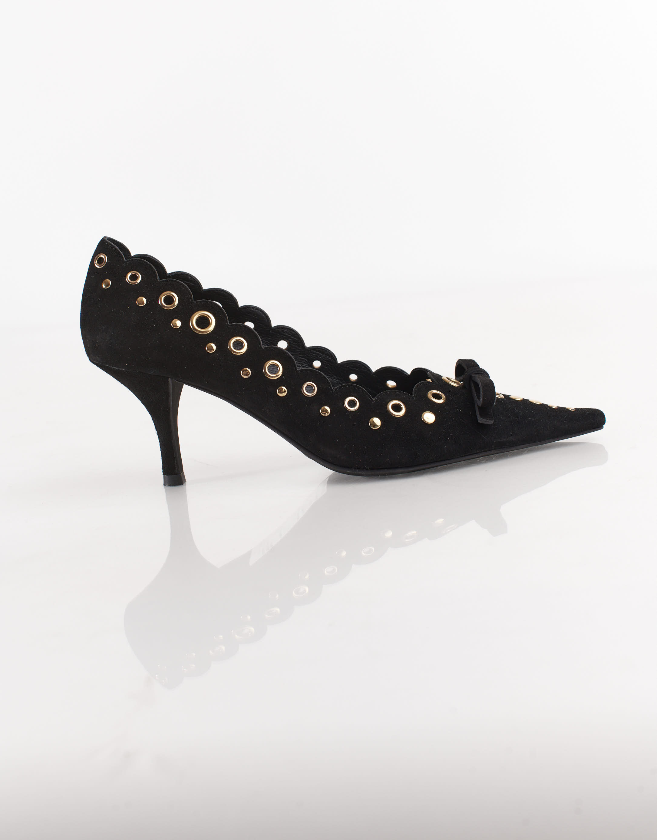 נעלי נשים - Jeffrey Campbell - נעלי סירה עם עקב NOTION - שחור2