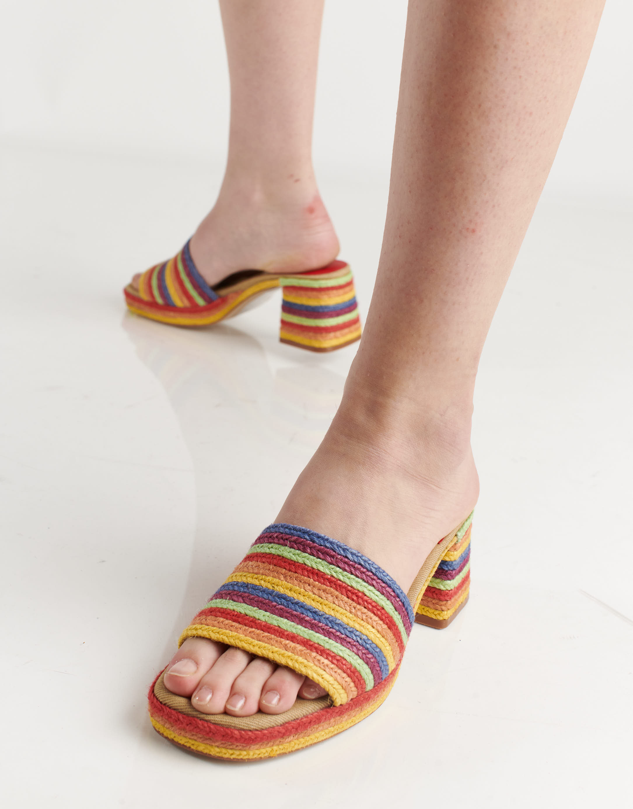 נעלי נשים - Jeffrey Campbell - כפכפים POOL DECK - צבעוני2