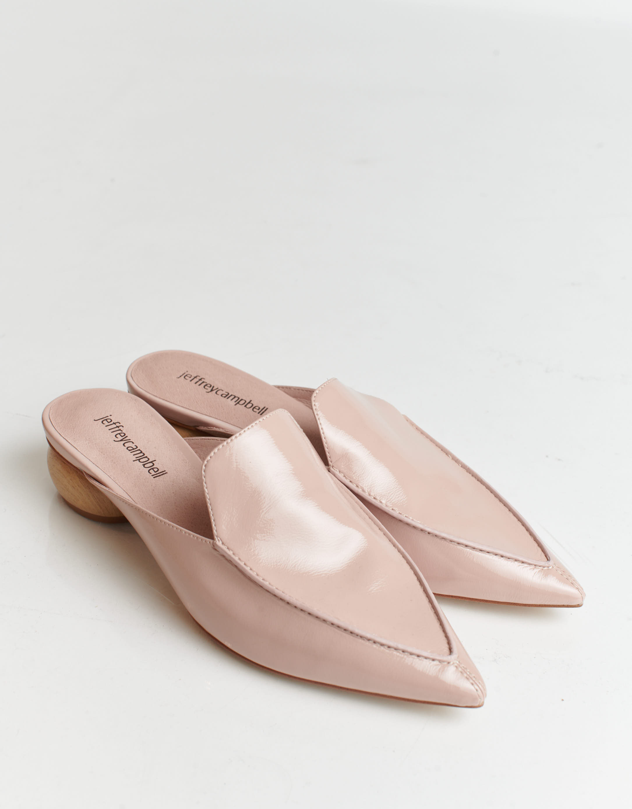 נעלי נשים - Jeffrey Campbell - כפכפי מיולז VIONIT מבריקו - ורוד2