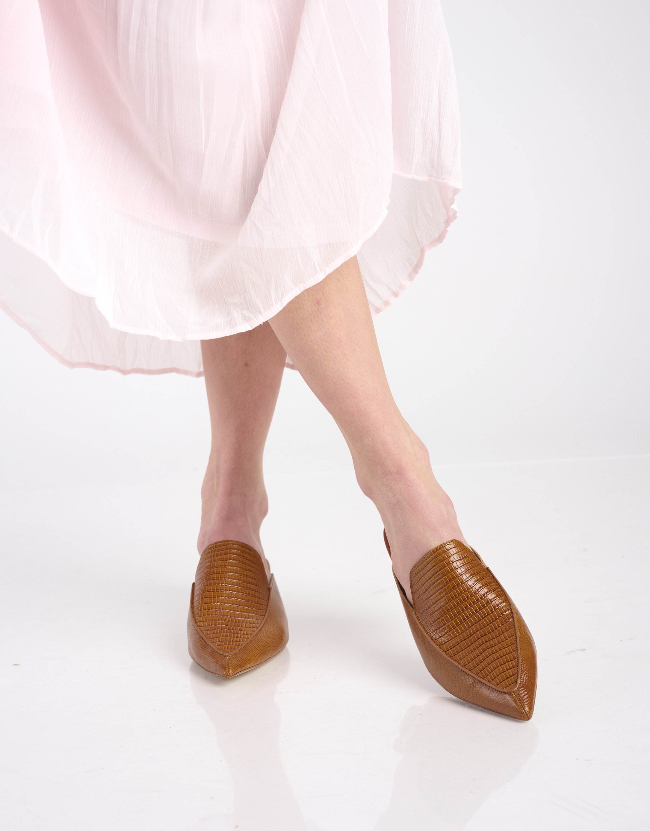 נעלי נשים - Jeffrey Campbell - כפכפי מיולז VIONIT - חום4