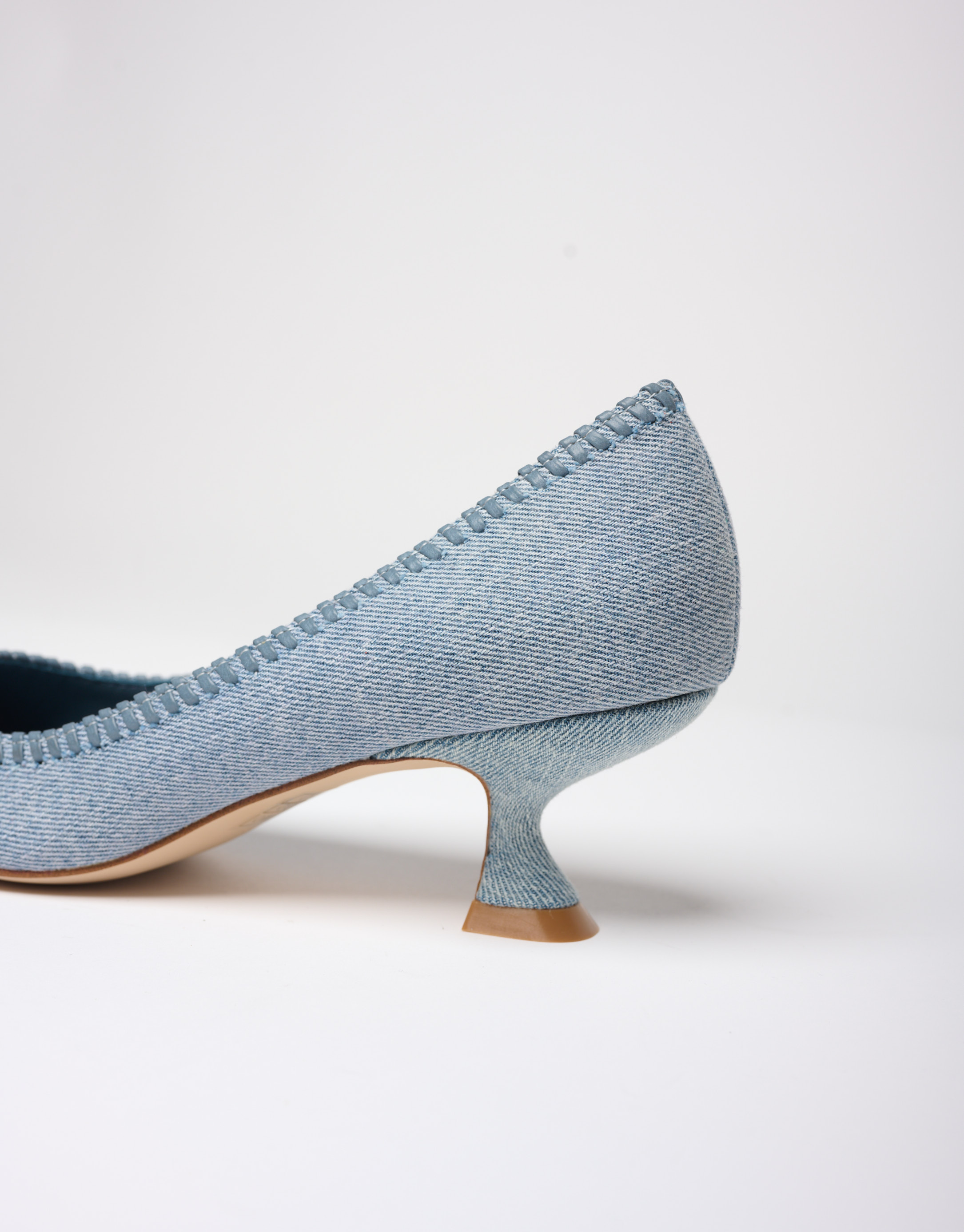 נעלי נשים - Jeffrey Campbell - נעלי סירה ג'ינס TORPEDO - כחול2