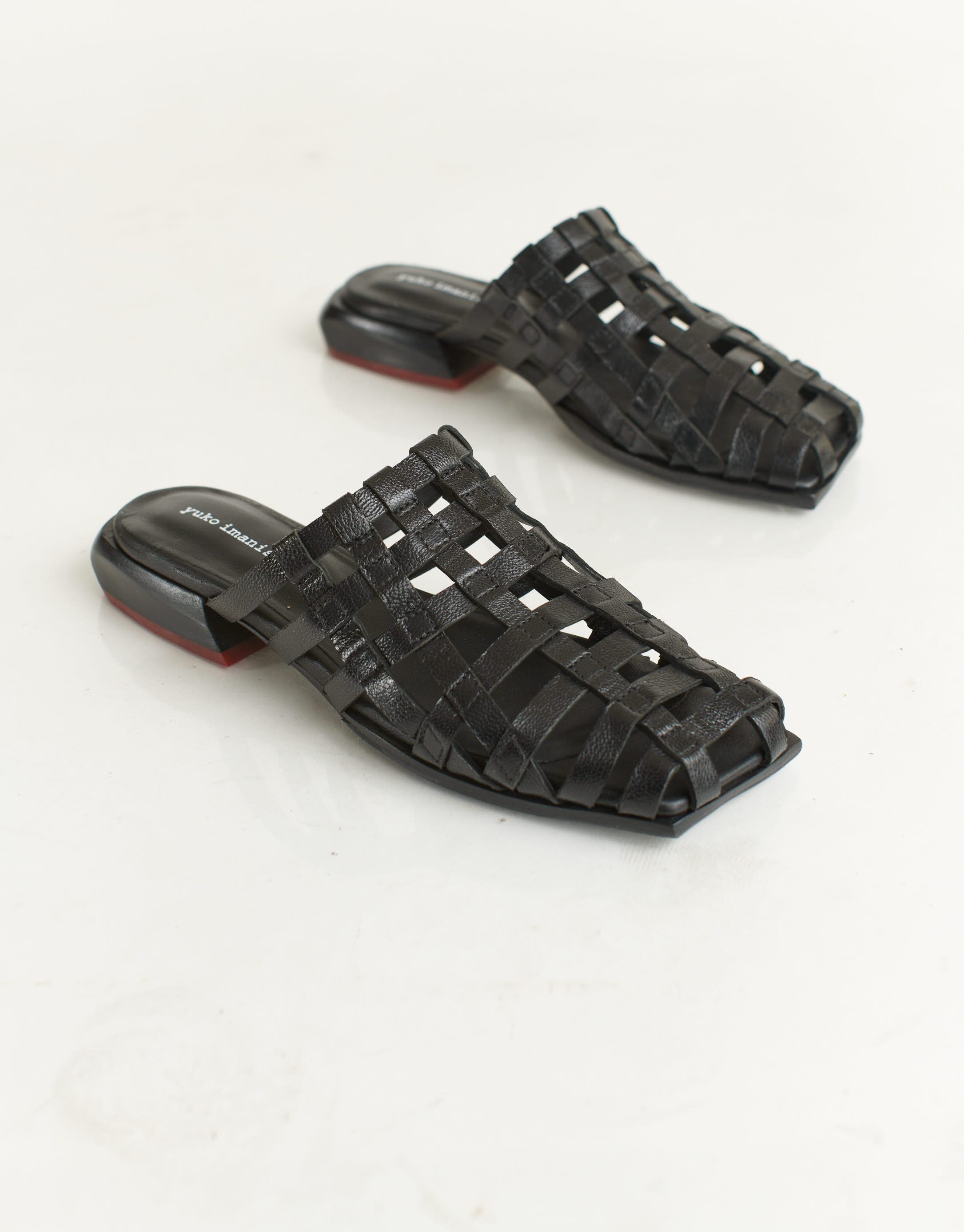 נעלי נשים - Yuko Imanishi - כפכפים קלועים SYURI - שחור2