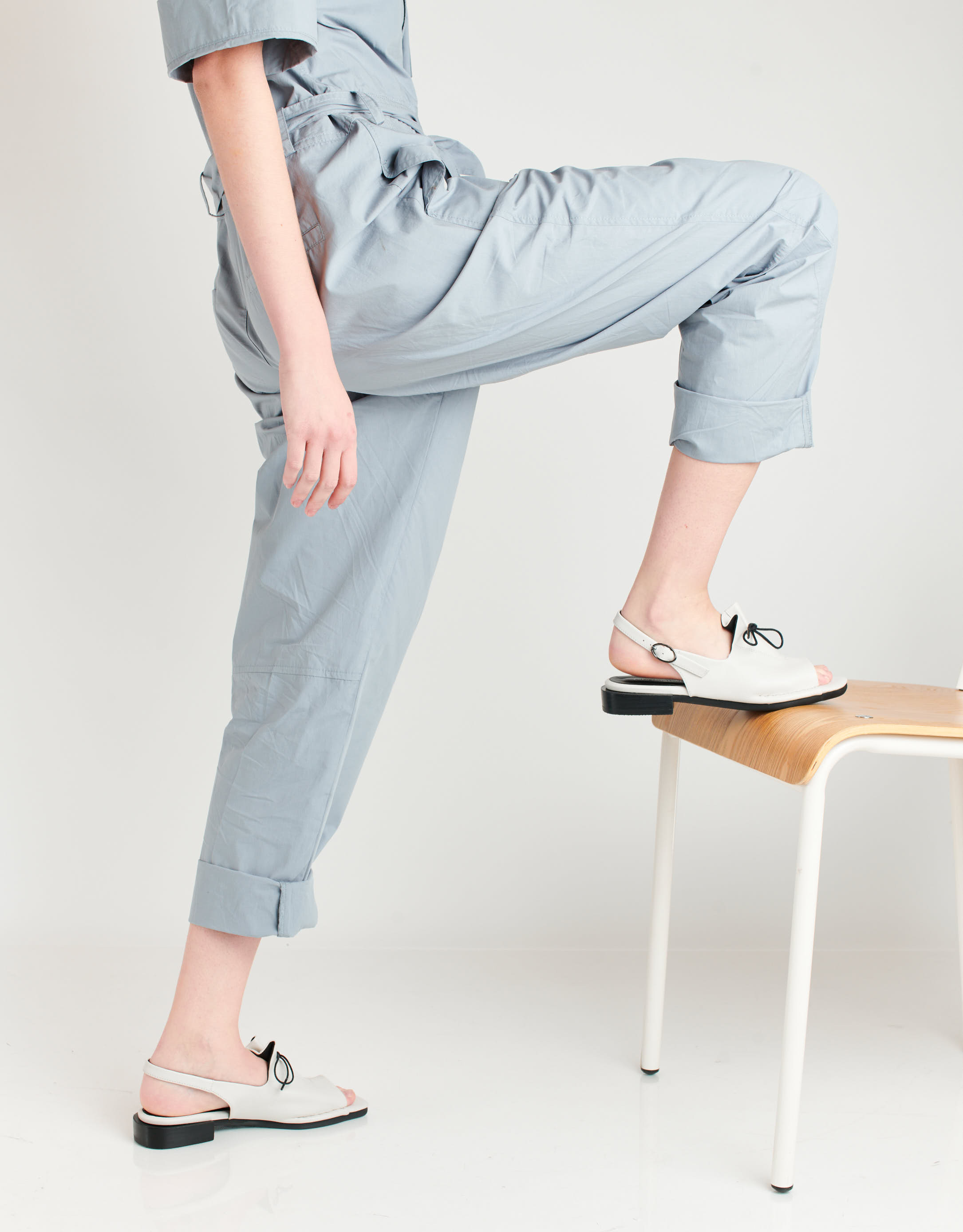 נעלי נשים - Yuko Imanishi - סנדלים שטוחים AOI - לבן3