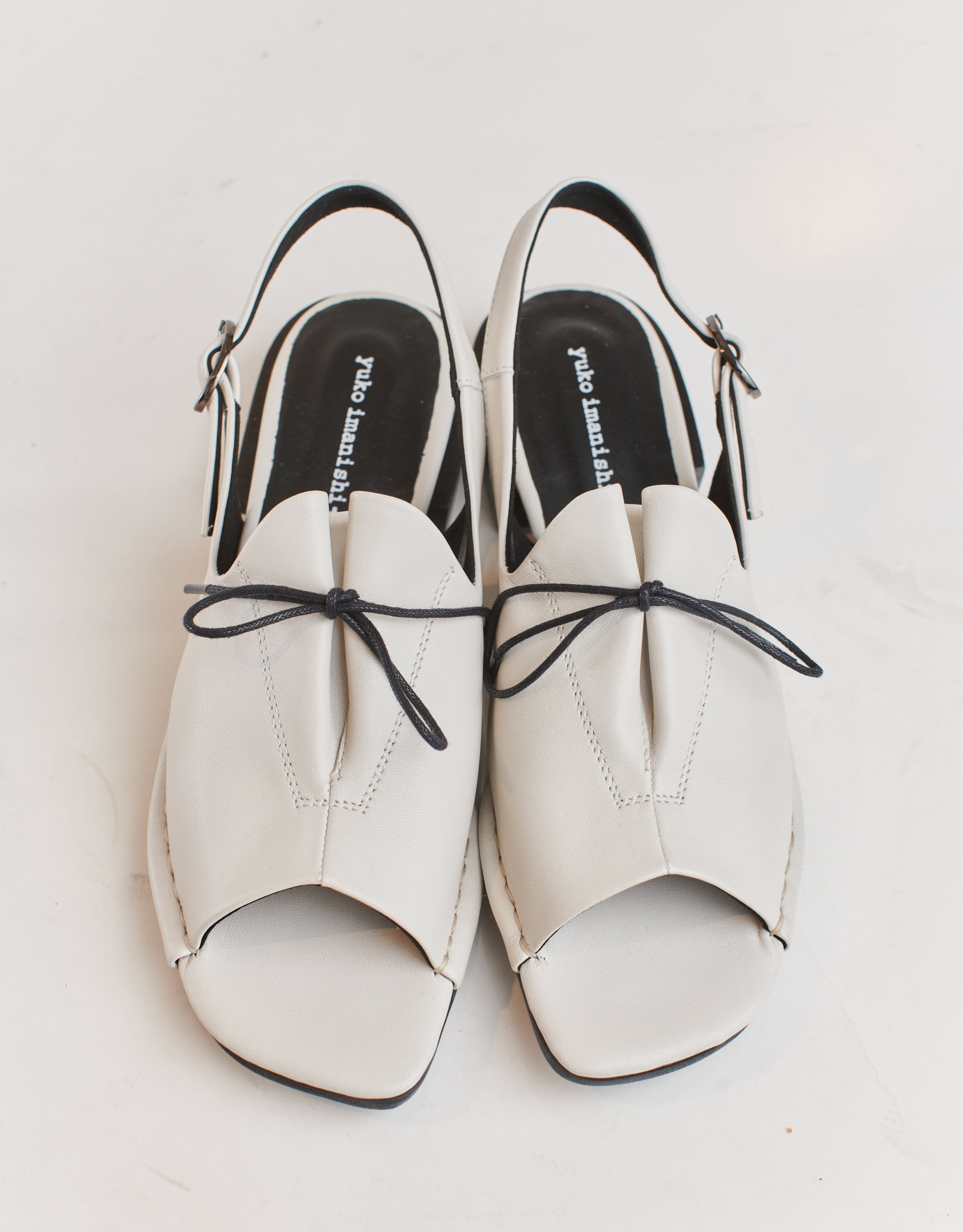 נעלי נשים - Yuko Imanishi - סנדלים שטוחים AOI - לבן4