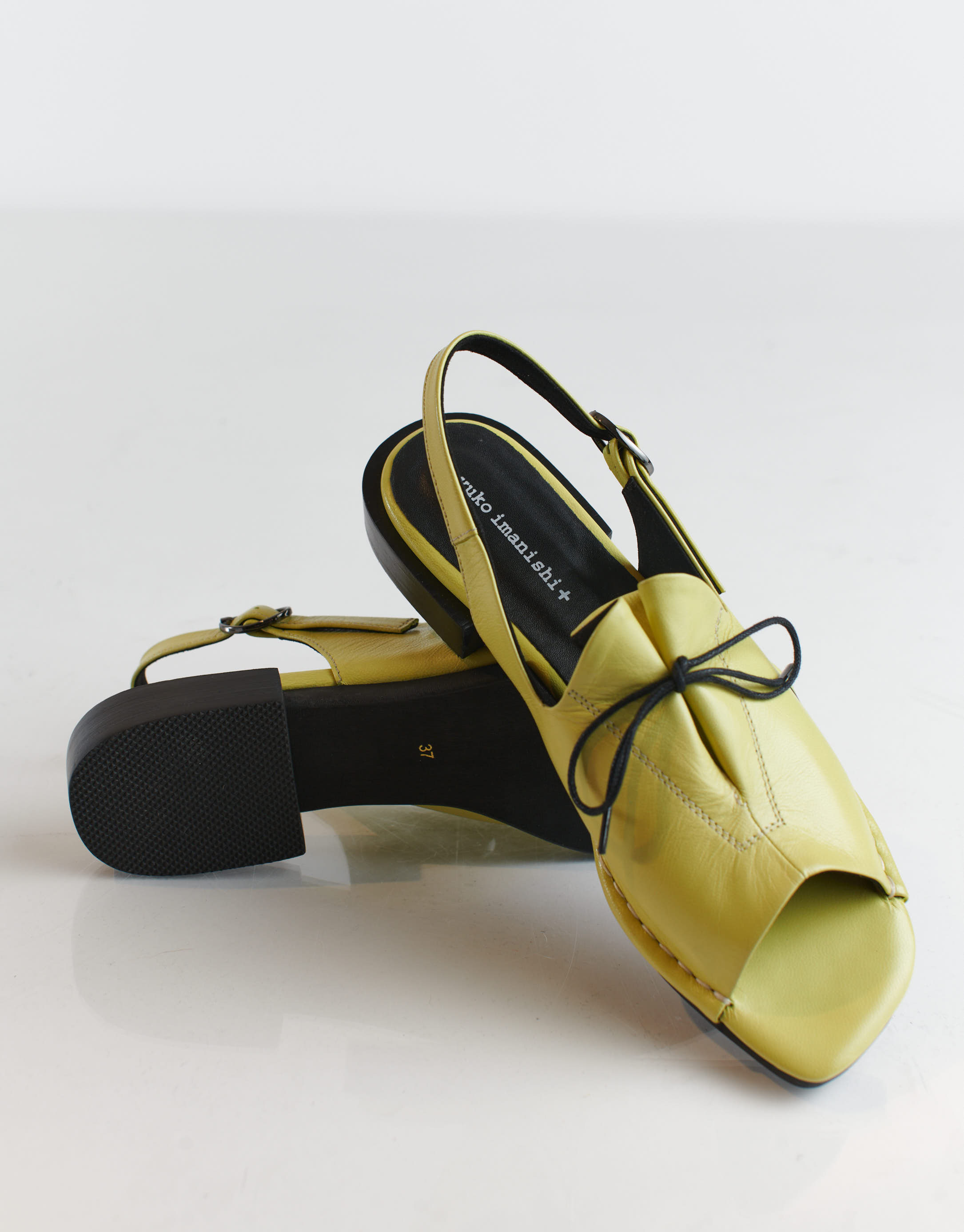 נעלי נשים - Yuko Imanishi - סנדלים שטוחים AOI - צהוב4