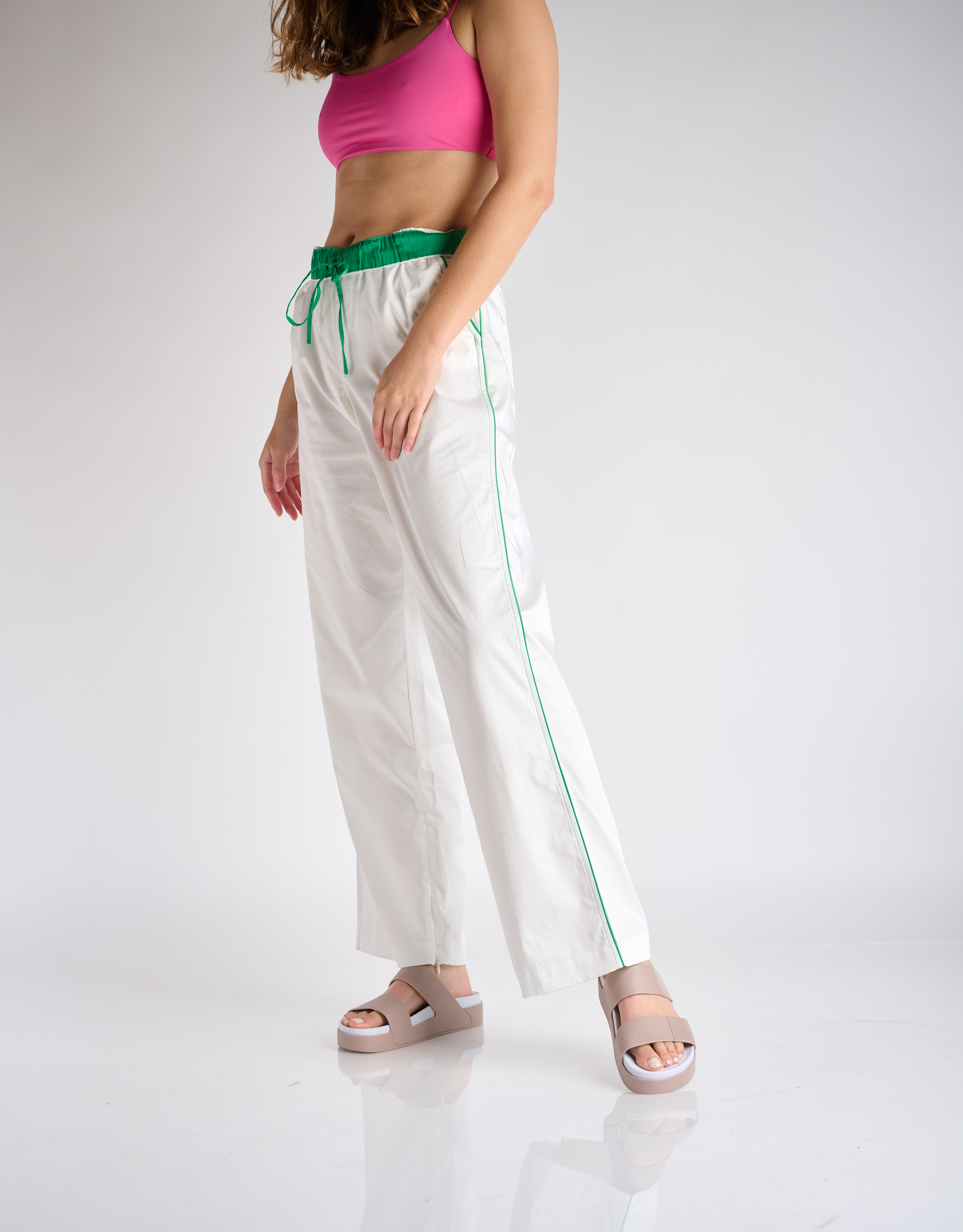 נעלי נשים - voices - כפכפי רצועות GHOST 1 - בז'3