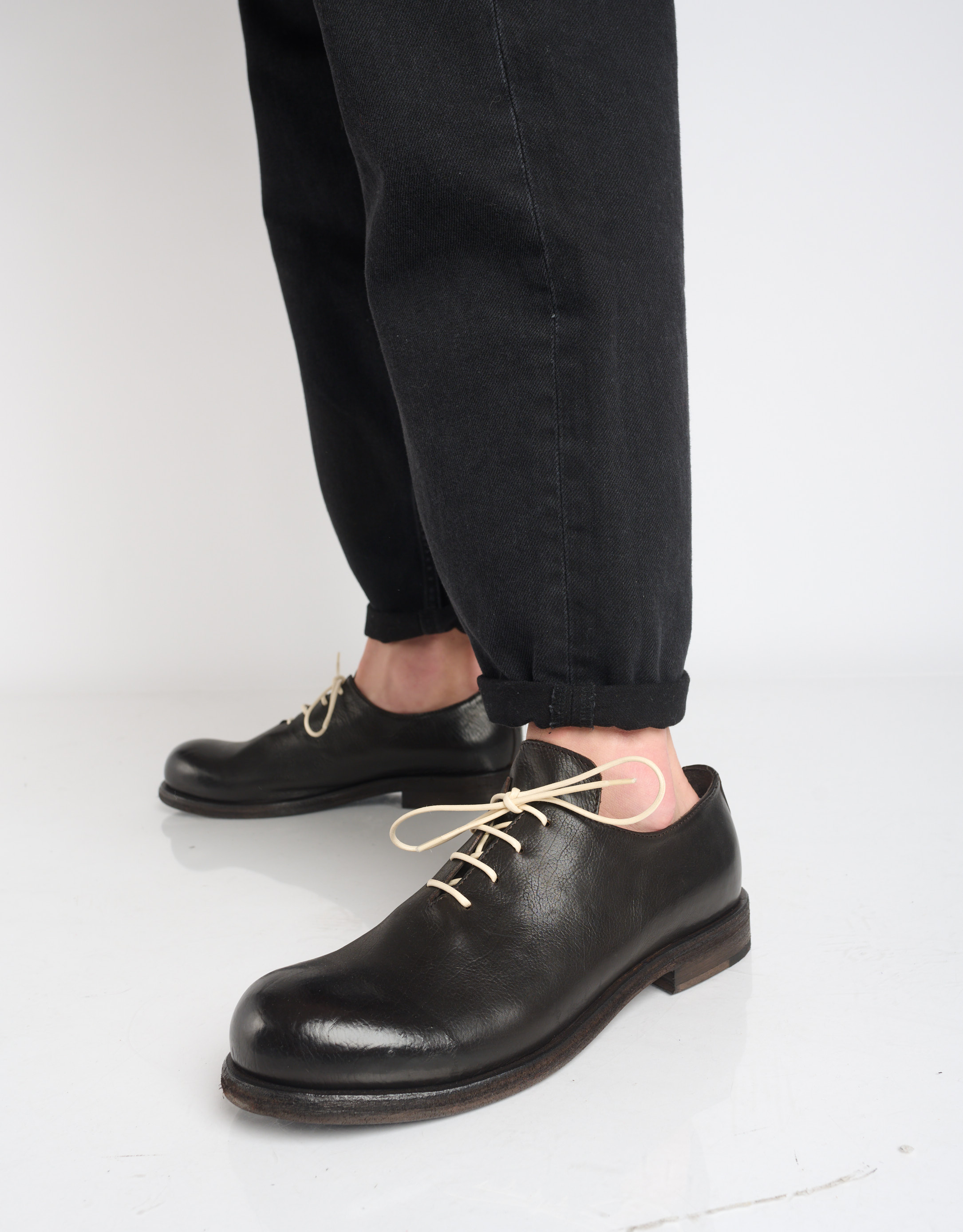 נעלי גברים - Ernesto Dolani - נעליים עם שרוכים AMOS - חום3