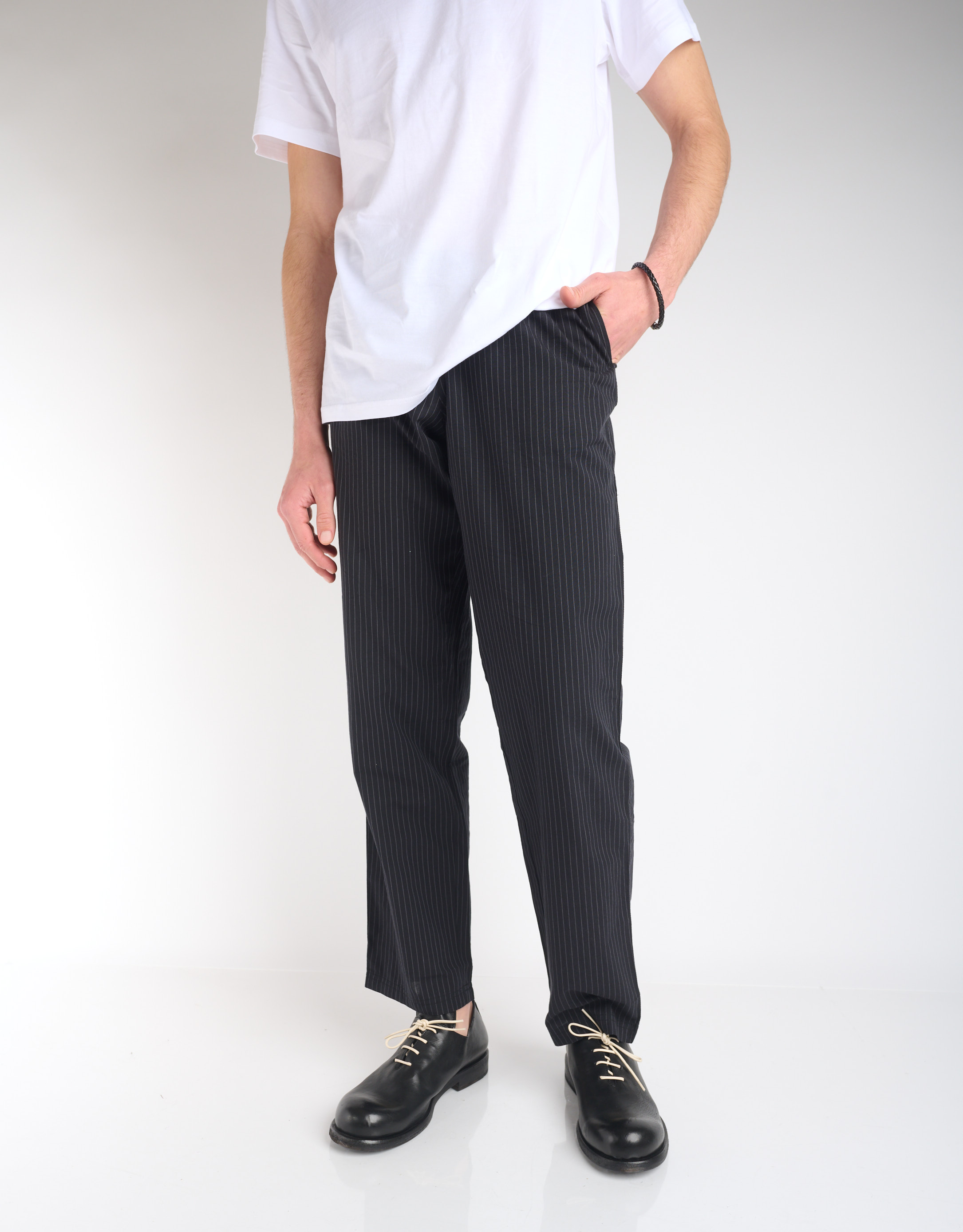 נעלי גברים - Ernesto Dolani - נעליים עם שרוכים AMOS - שחור3