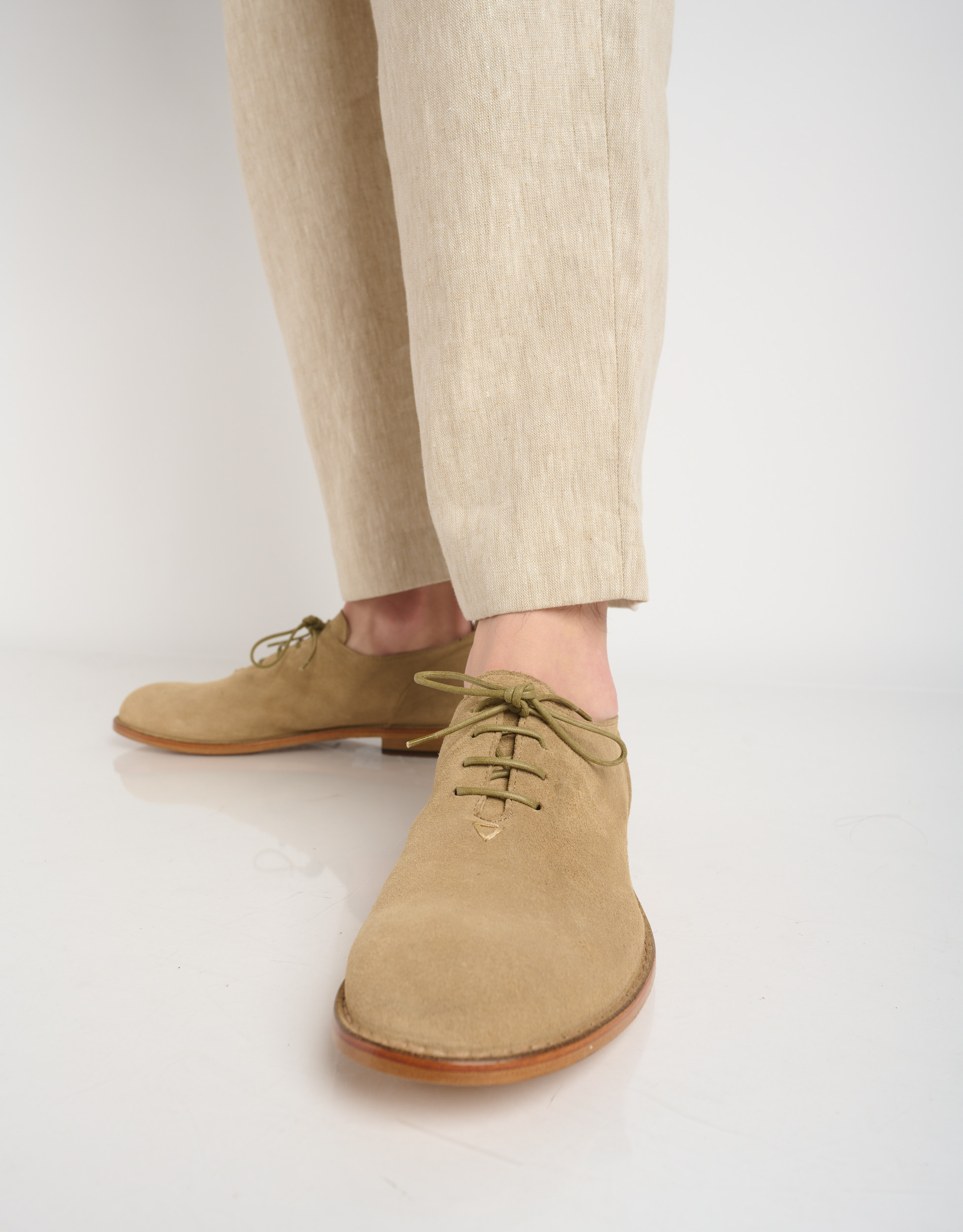 נעלי גברים - Ernesto Dolani - נעליים עם שרוכים MADRID - בז'4