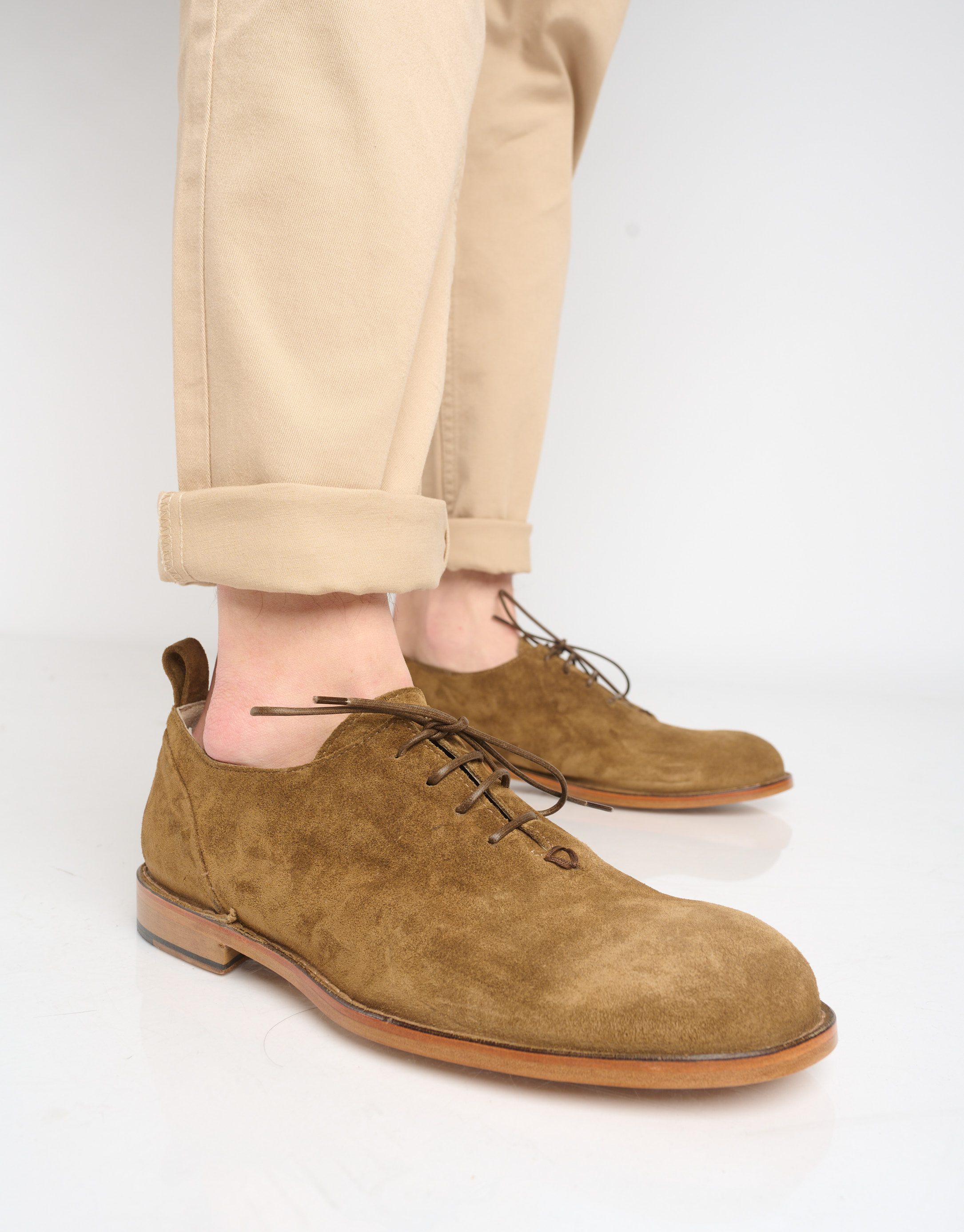 נעלי גברים - Ernesto Dolani - נעליים עם שרוכים MADRID - חום4