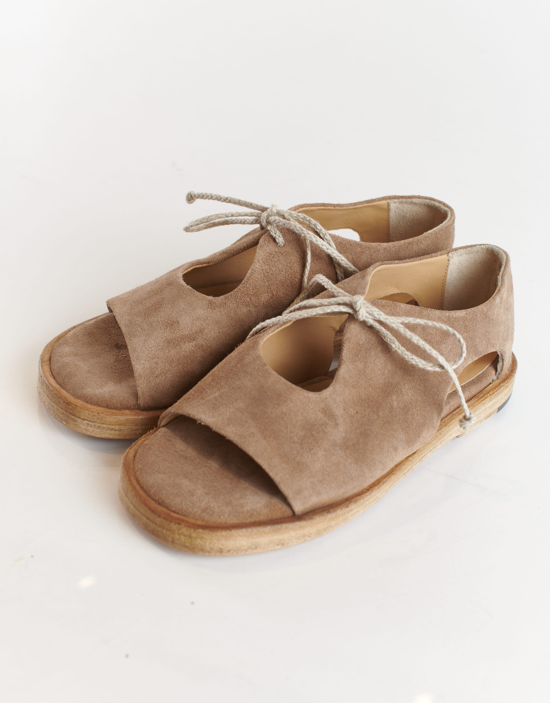 נעלי נשים - Ernesto Dolani - נעלי עור שטוחות GEA - חום2