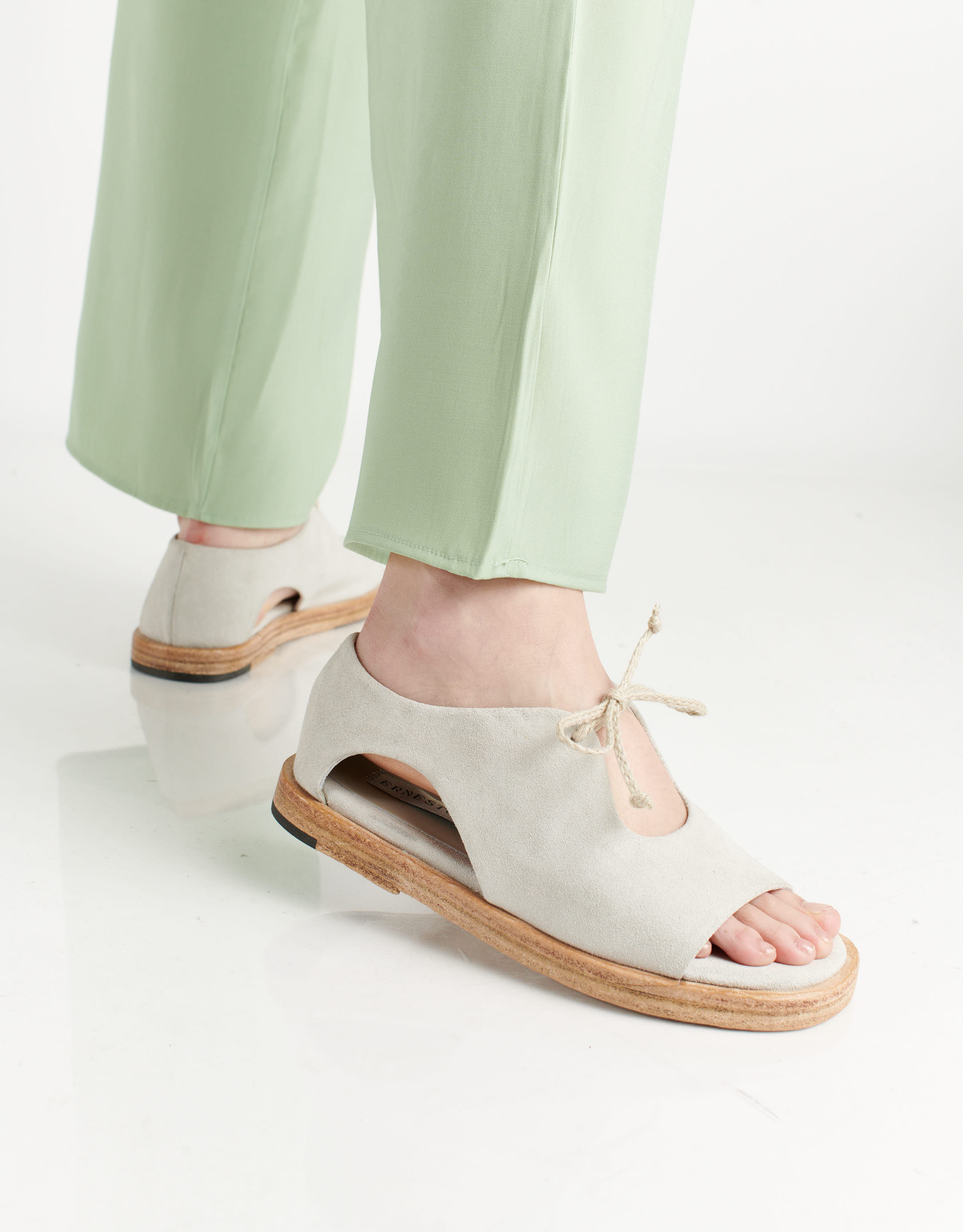 נעלי נשים - Ernesto Dolani - נעלי עור שטוחות GEA - אופוויט3