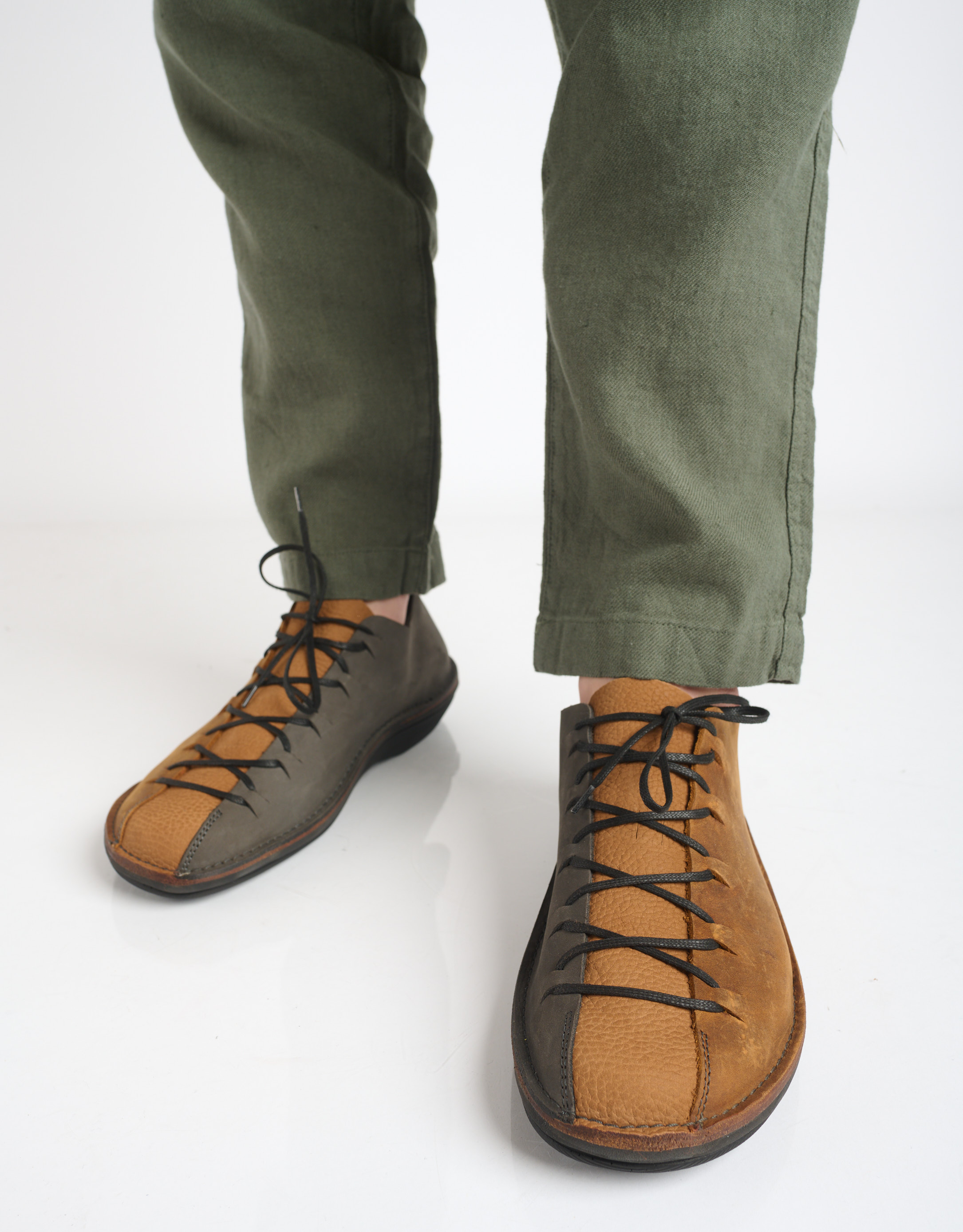 נעלי גברים - loints of Holland - נעלי עור TURBO - חום4