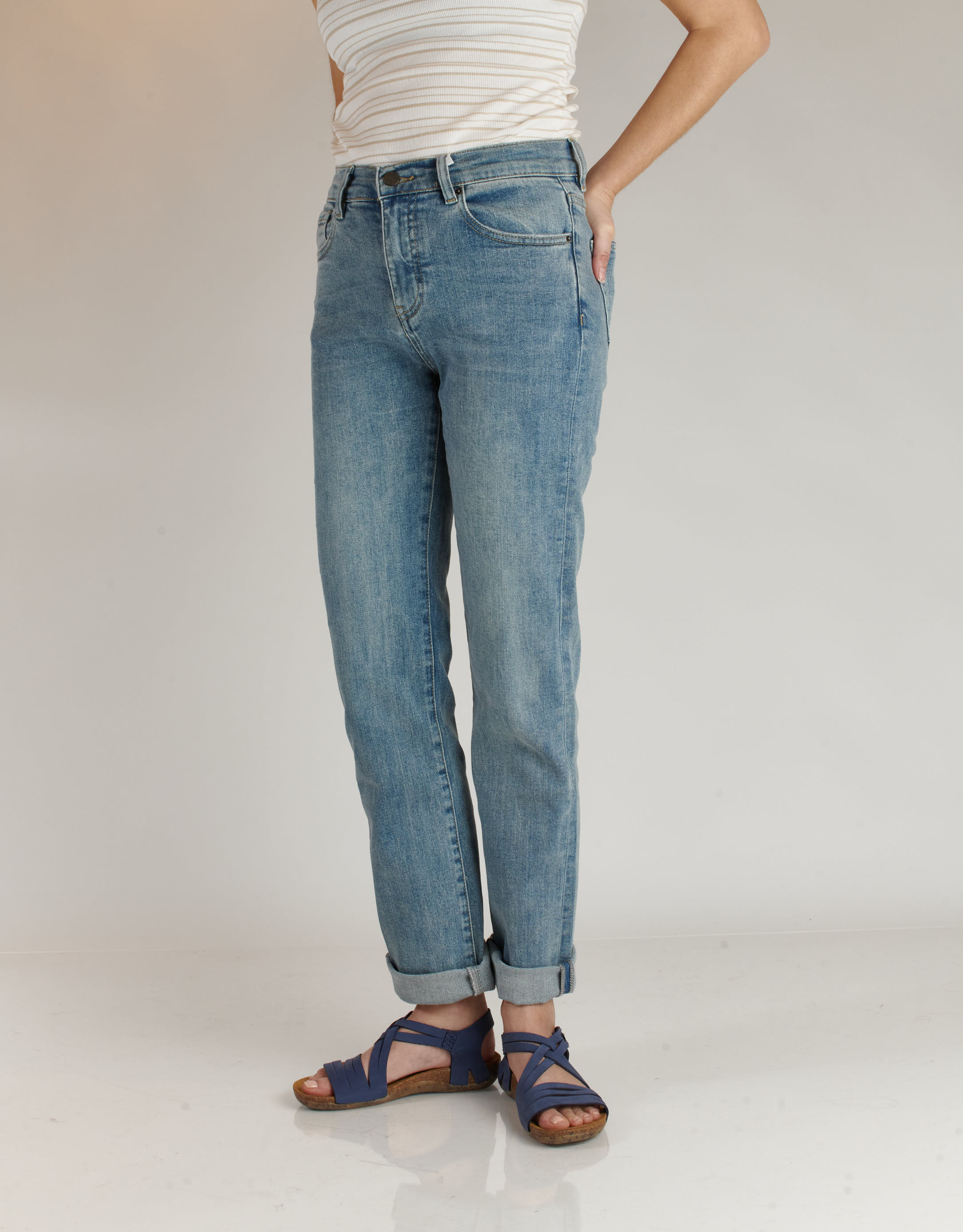 נעלי נשים - loints of Holland - סנדלים FLORIDA X רצועות - כחול2