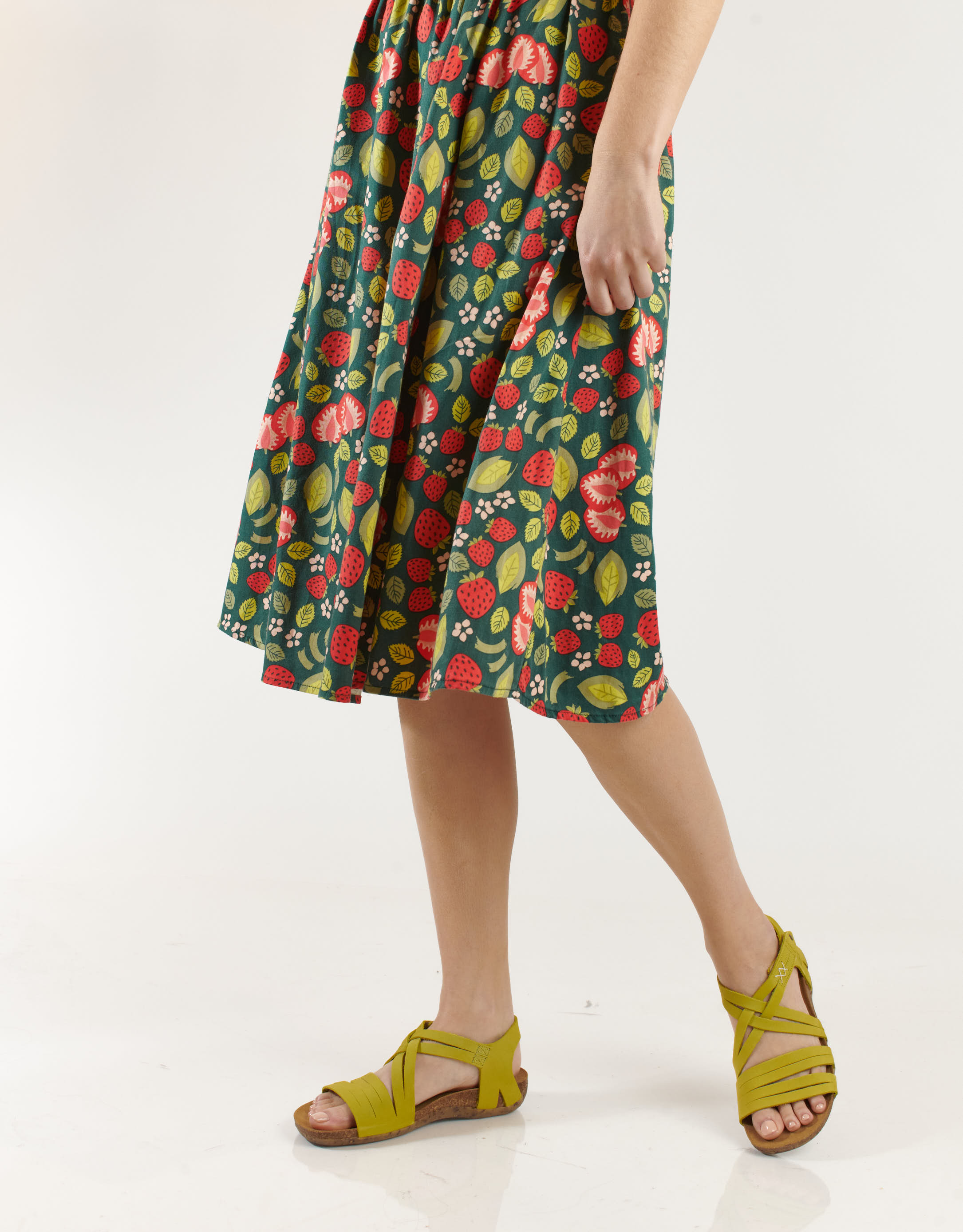 נעלי נשים - loints of Holland - סנדלים FLORIDA X רצועות - ירוק בהיר3