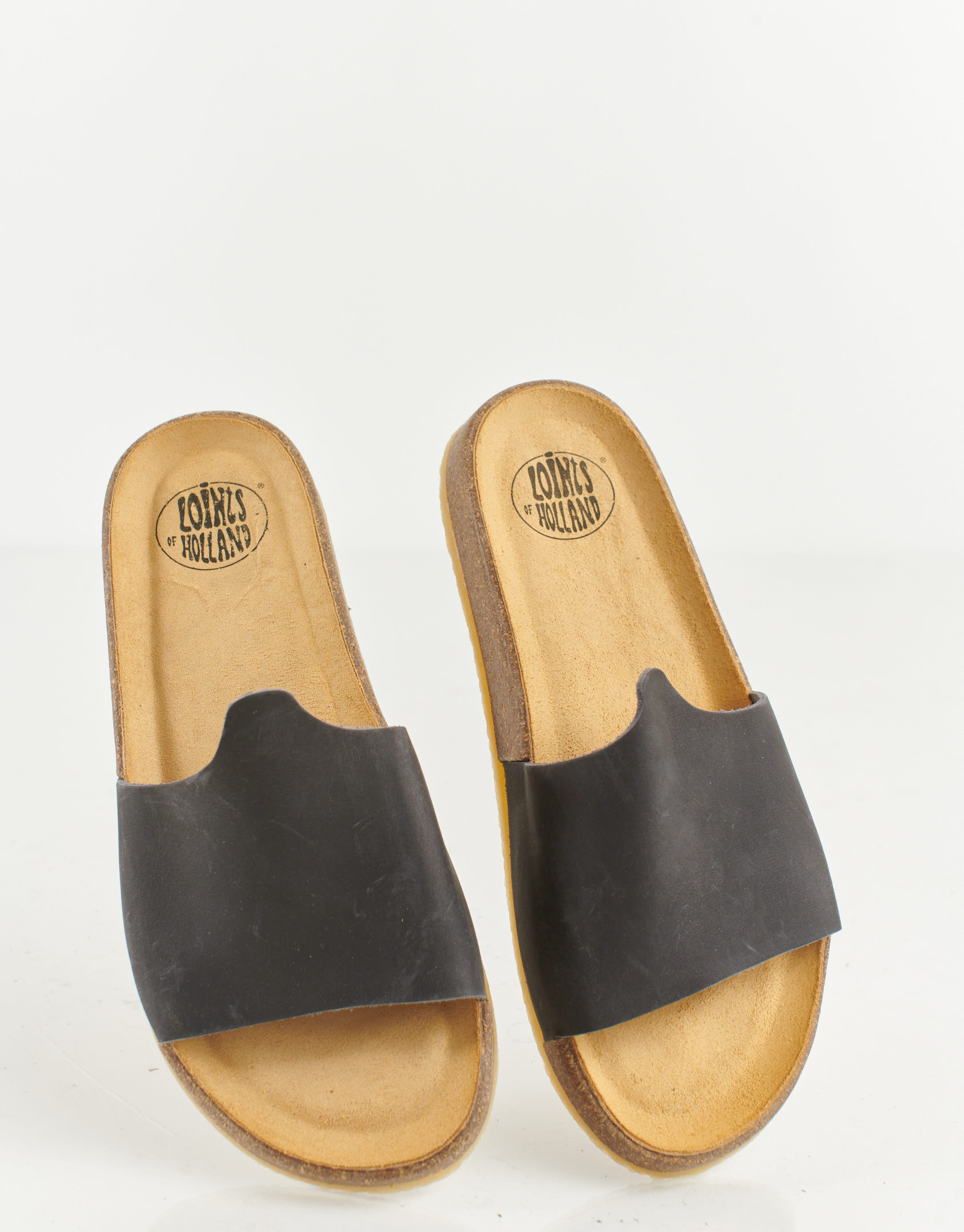 נעלי נשים - loints of Holland - כפכפים RIFF - שחור2