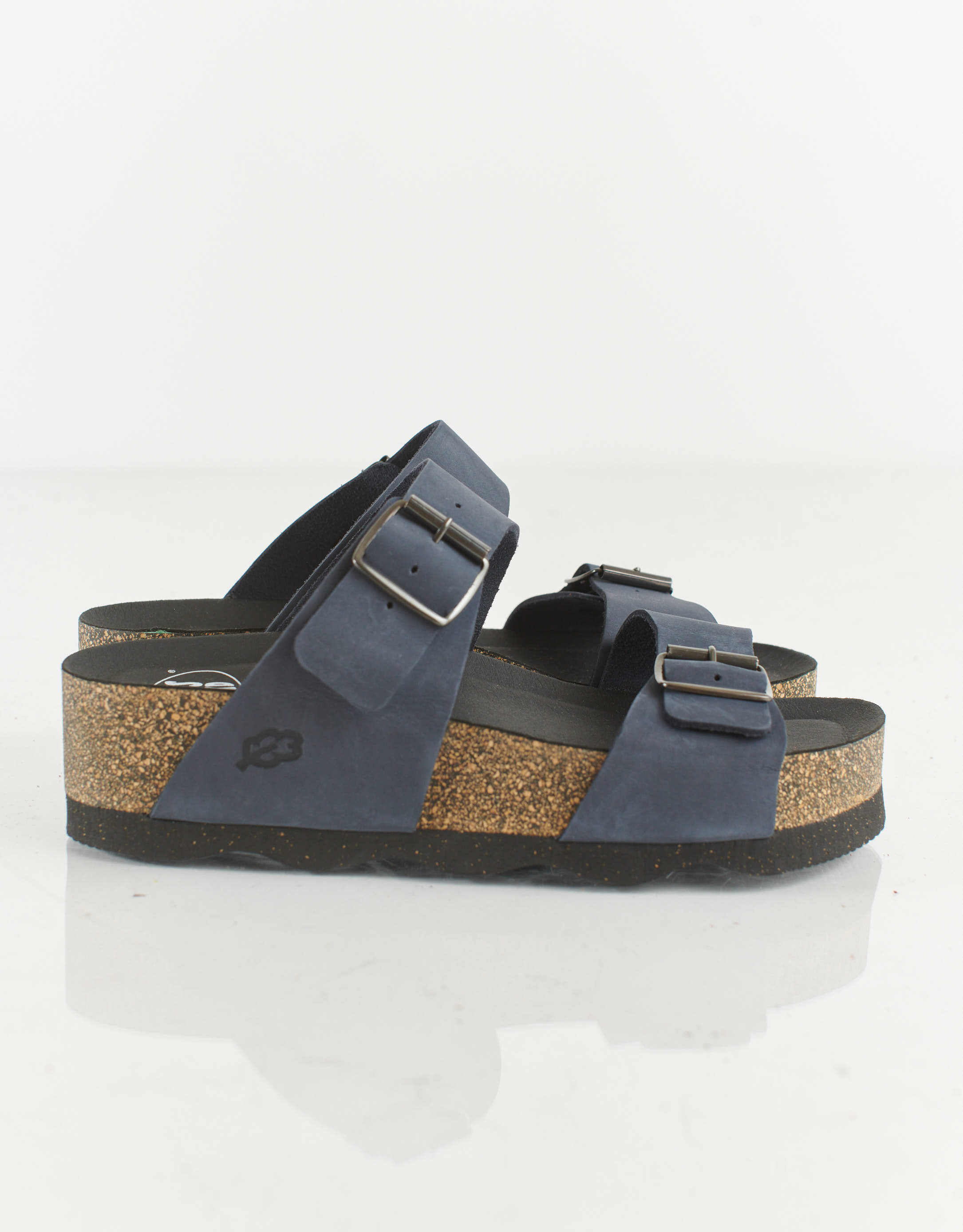 נעלי נשים - loints of Holland - כפכפי רצועות DIDAM B - כחול4