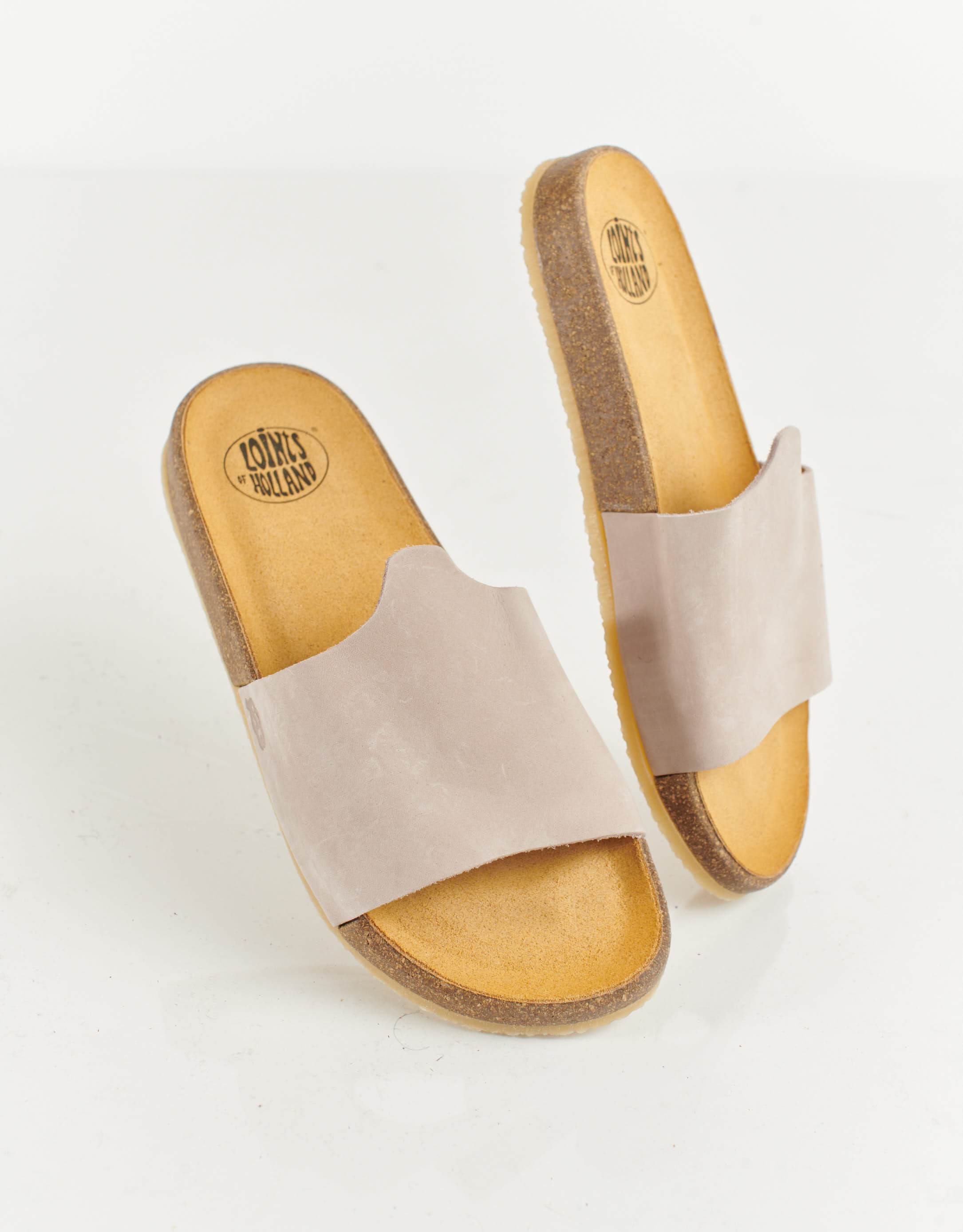 נעלי נשים - loints of Holland - כפכפים RIFF - בז'2