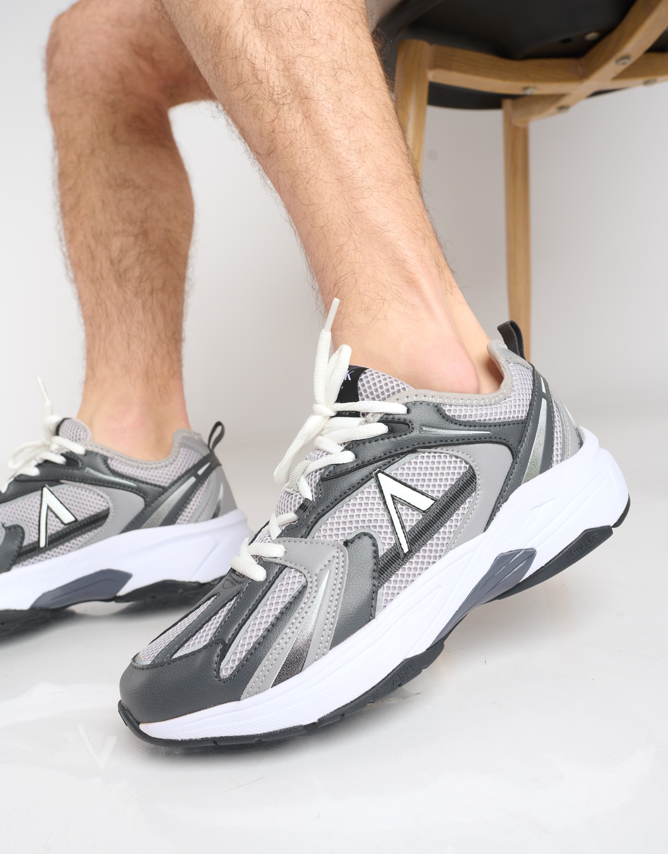 נעלי גברים - Arkk - סניקרס OSERRA MESH - אפור3