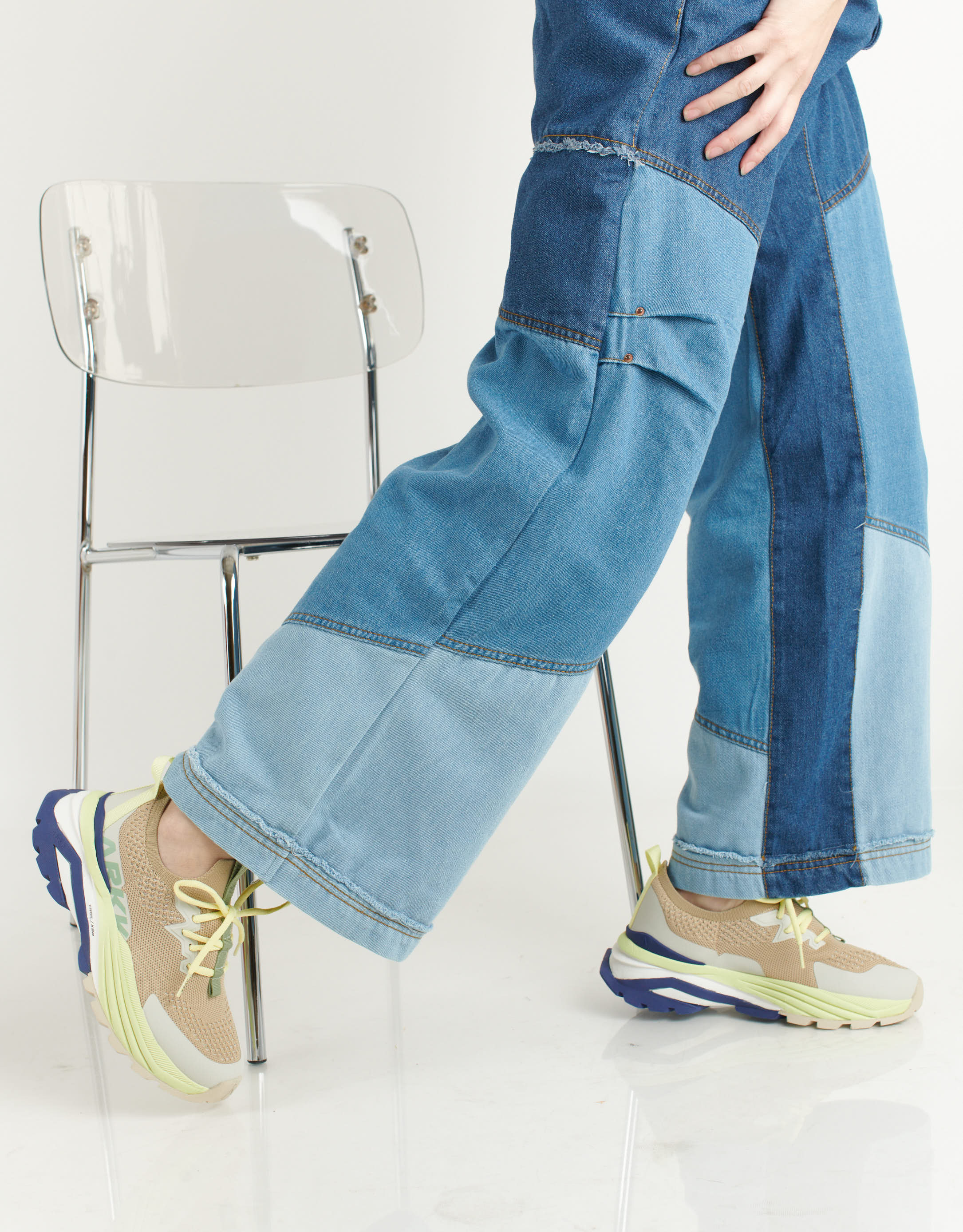 נעלי נשים - Arkk - סניקרס WASTE ZERO - בז'2