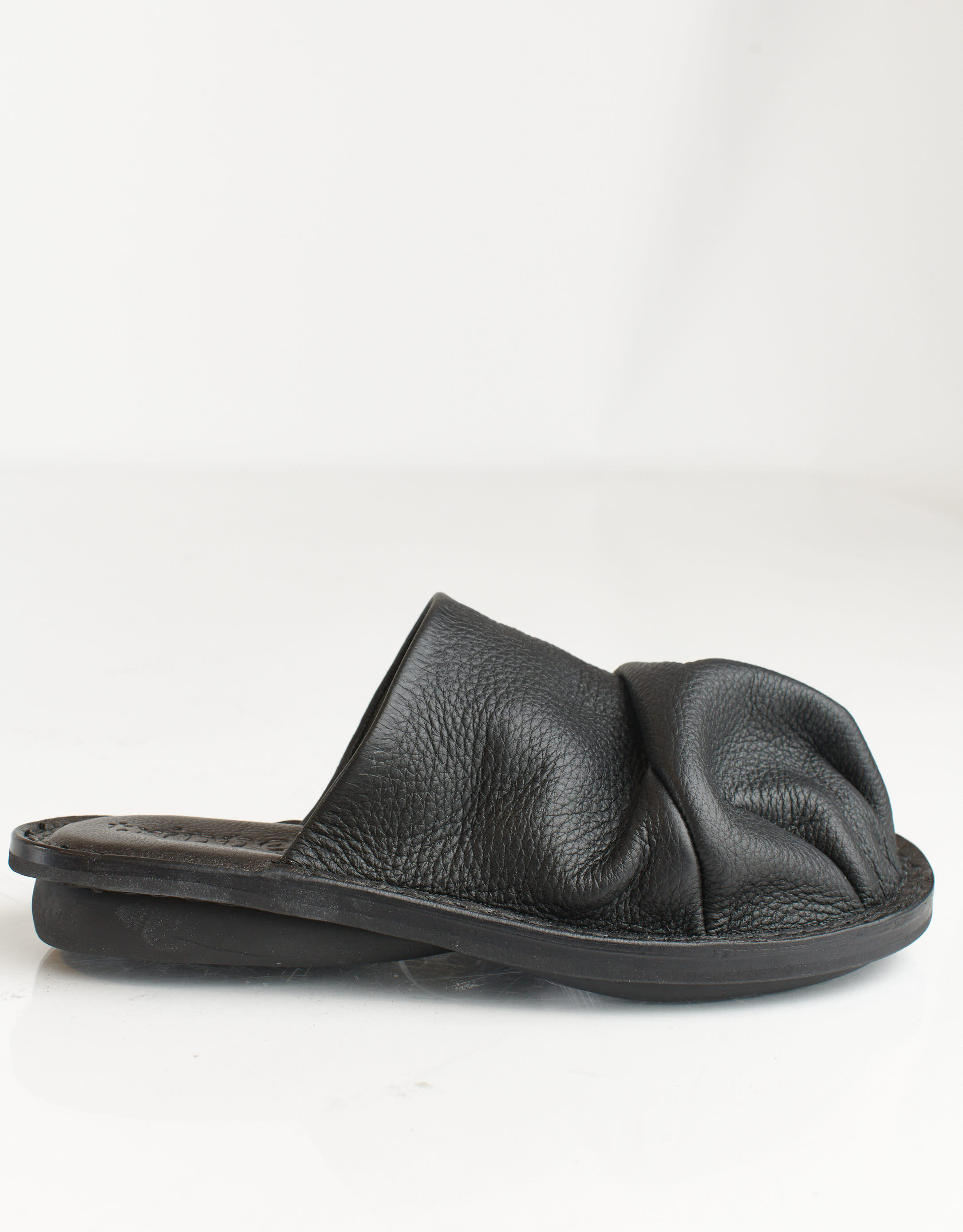 נעלי נשים - Trippen - כפכפי עור EXCESS - שחור2