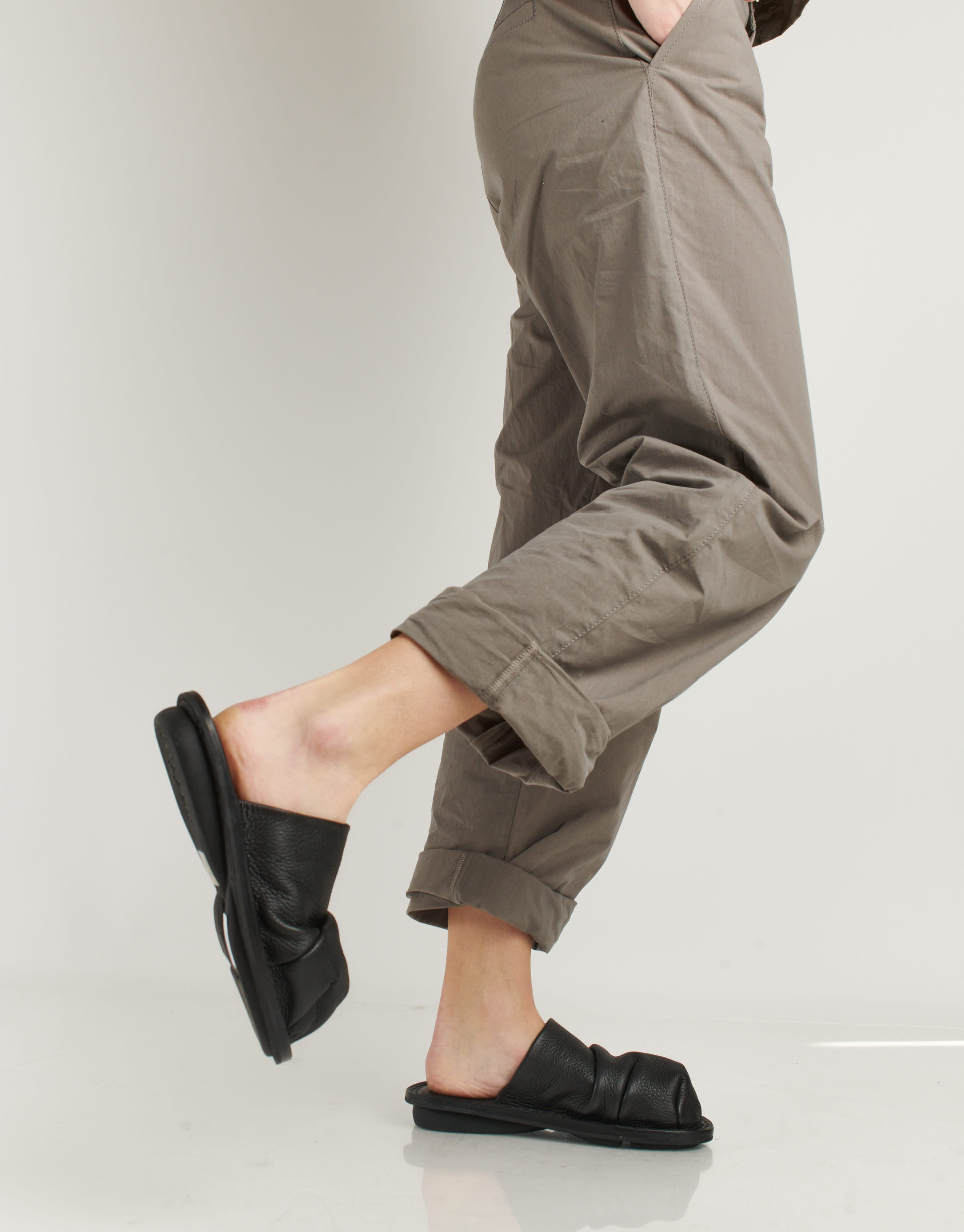 נעלי נשים - Trippen - כפכפי עור EXCESS - שחור3