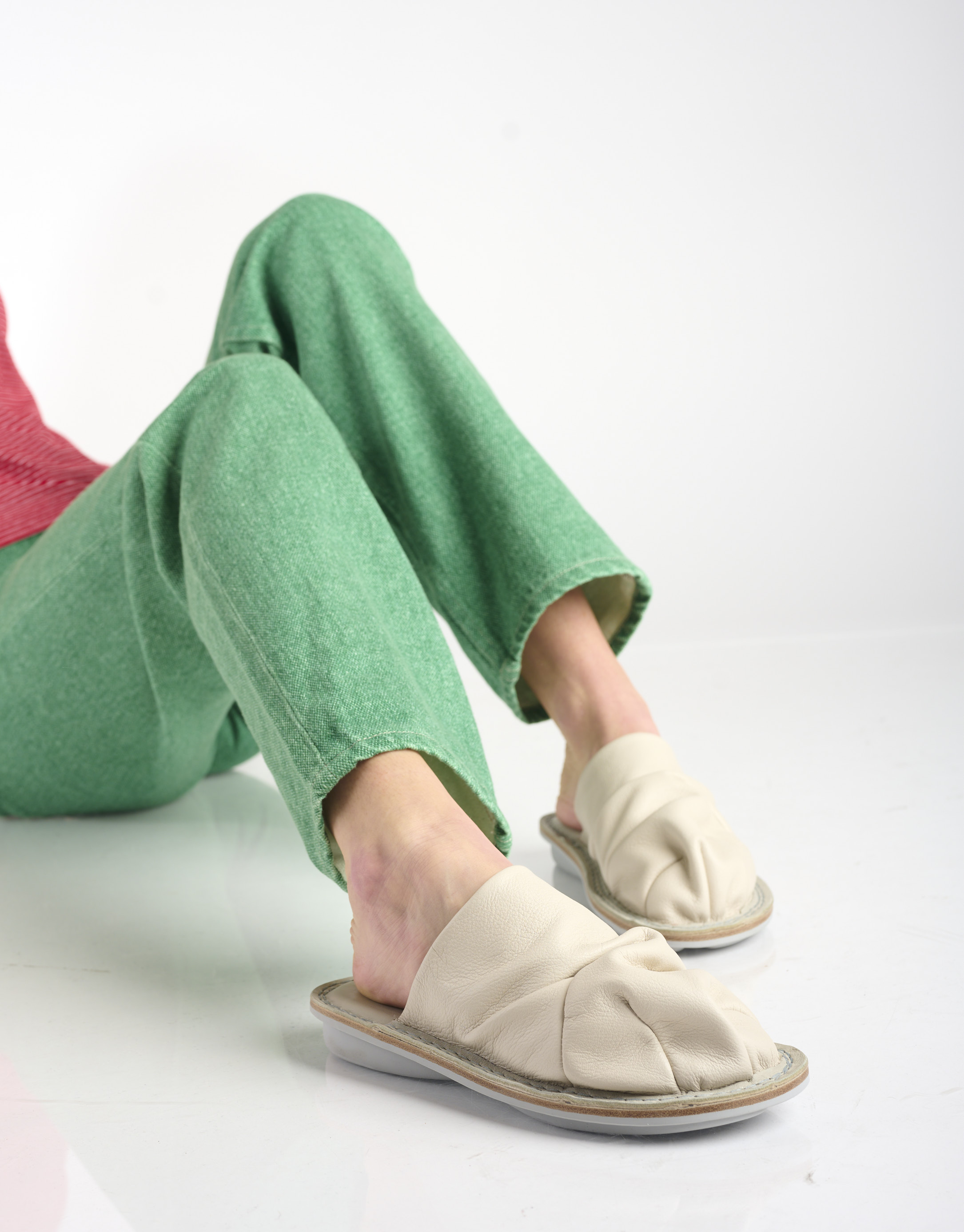 נעלי נשים - Trippen - כפכפי עור EXCESS - אופוויט4