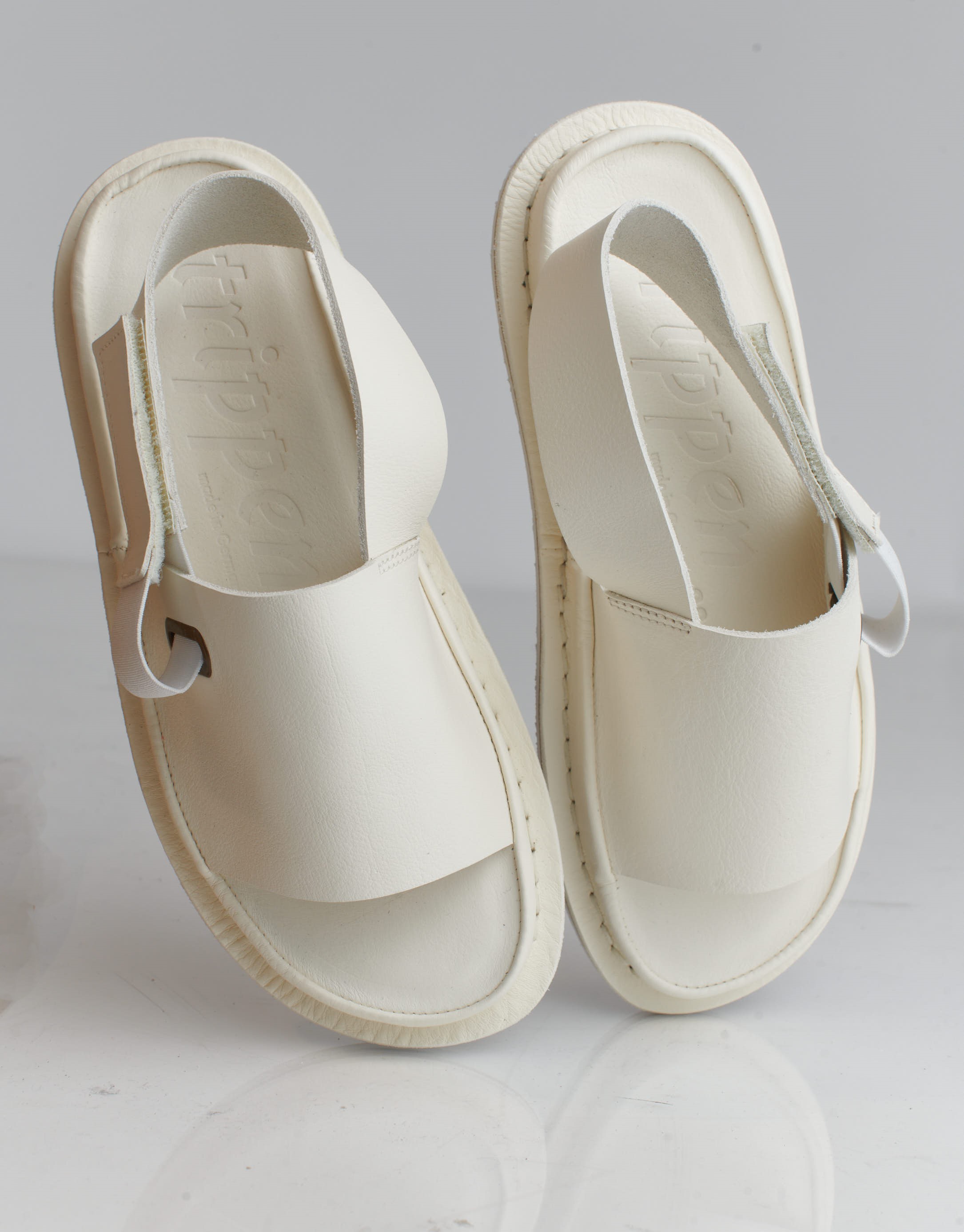 נעלי נשים - Trippen - סנדלים SAFEGUARD ZORI - לבן4