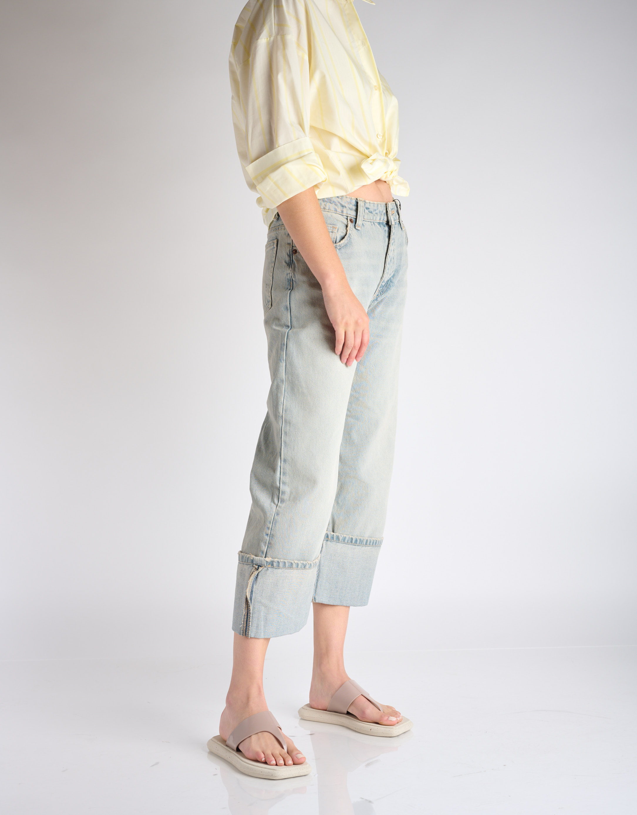 נעלי נשים - voices - כפכפי אצבע FLOW 1 - בז'3