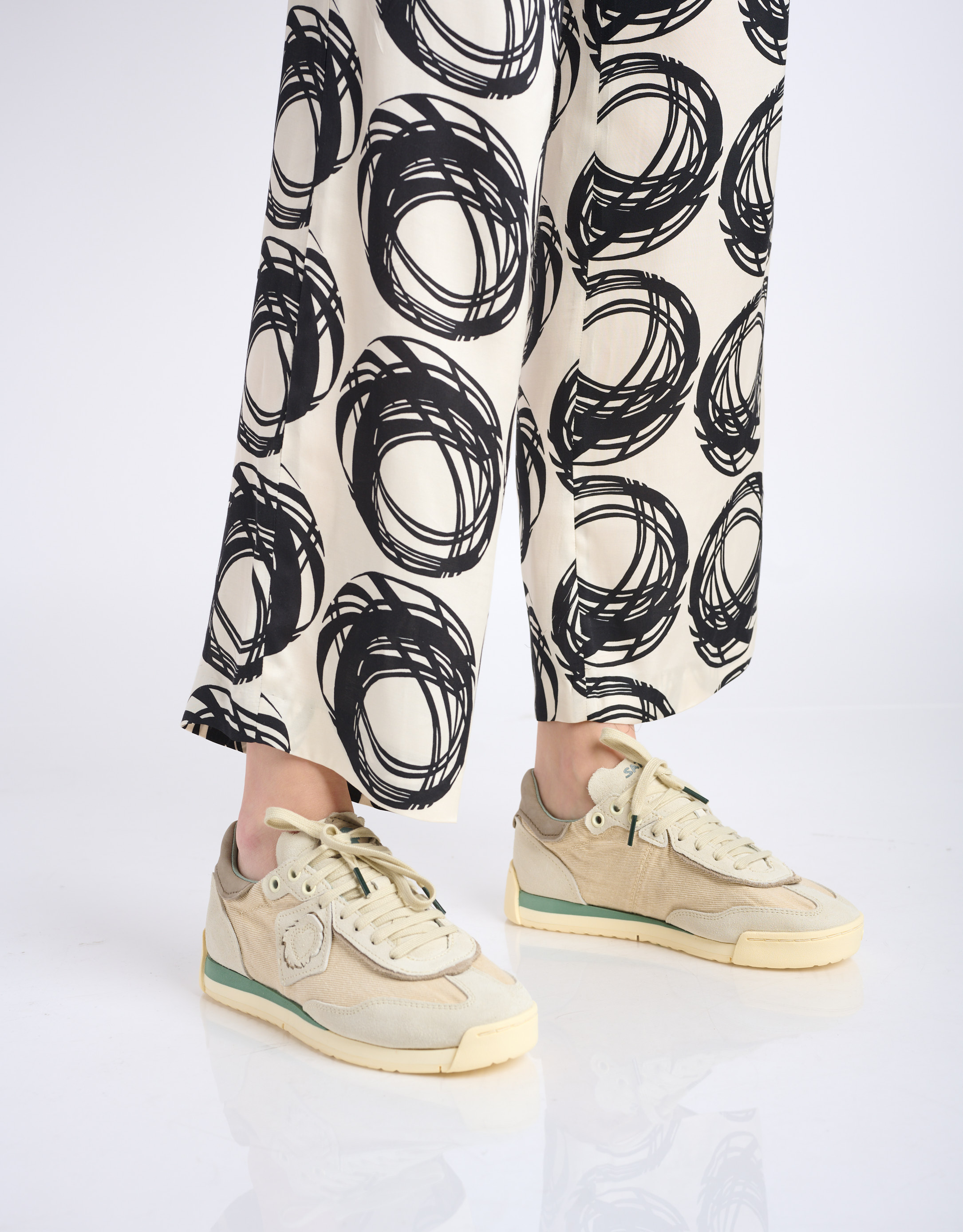 נעלי נשים - Satorisan - סניקרס בד ENSO - אופוויט3