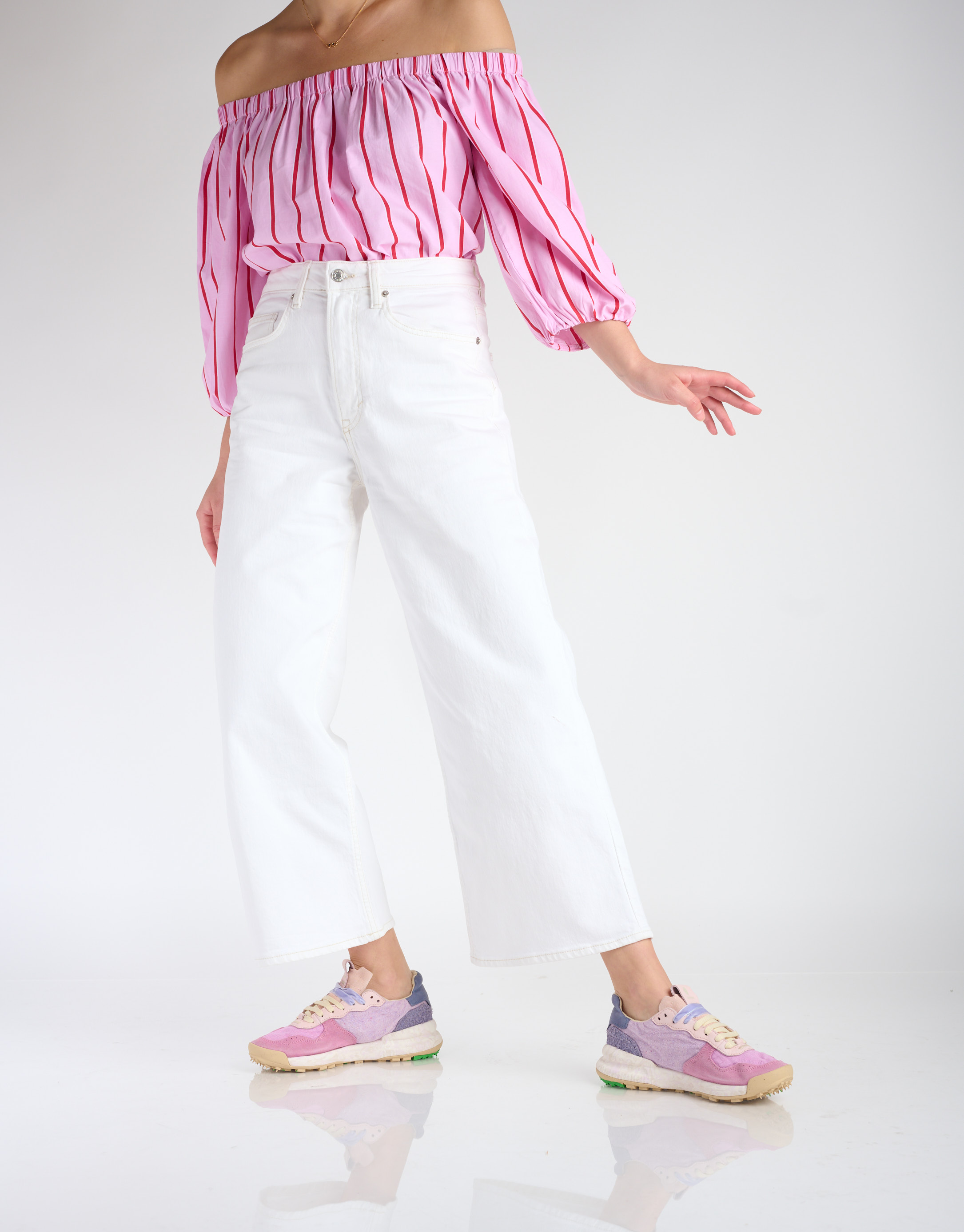 נעלי נשים - Satorisan - סניקרס בד CHACRONA - לילך2