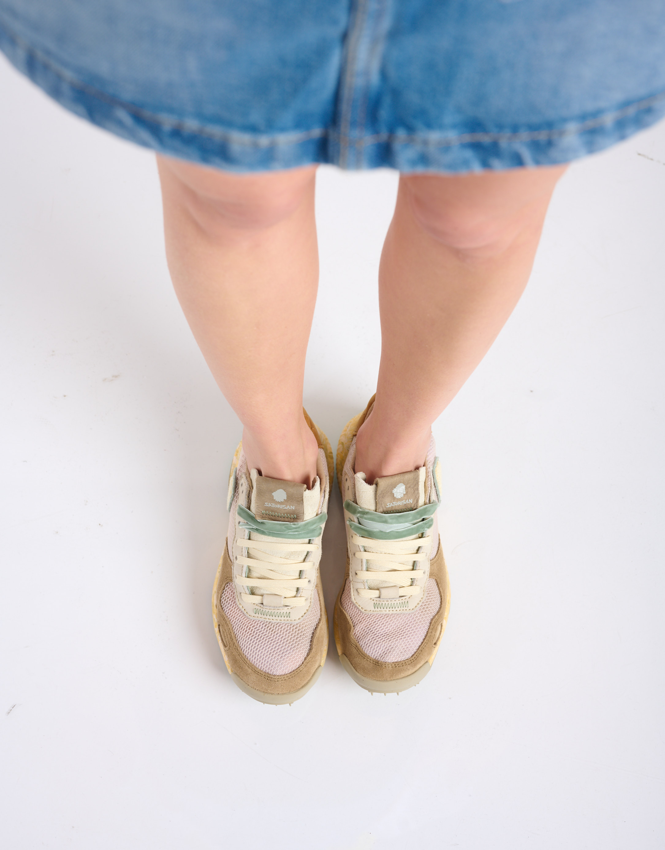 נעלי נשים - Satorisan - סניקרס CHACRONA רשת - בז'3