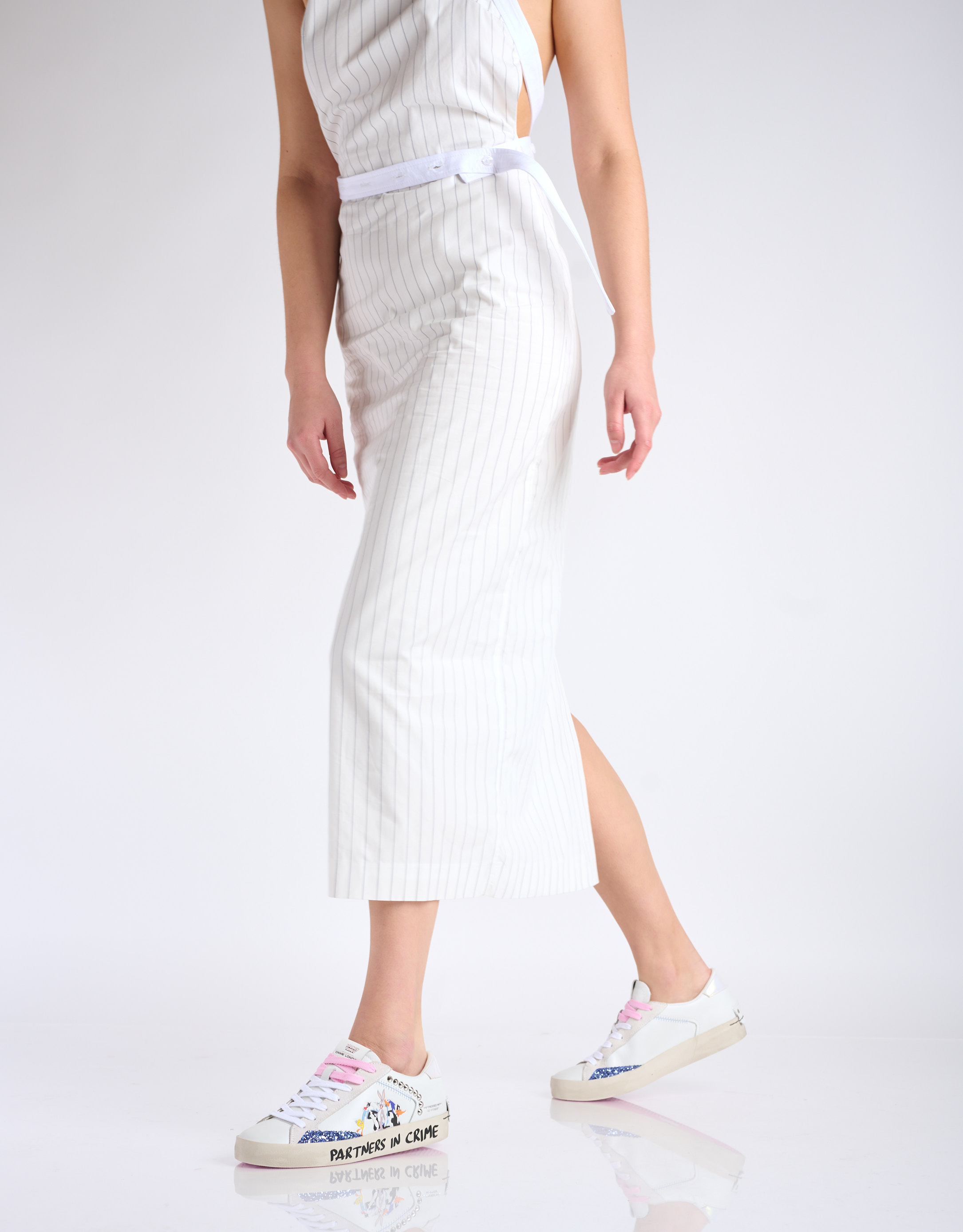 נעלי נשים - Crime London - סניקרס SHERYL - לבן2