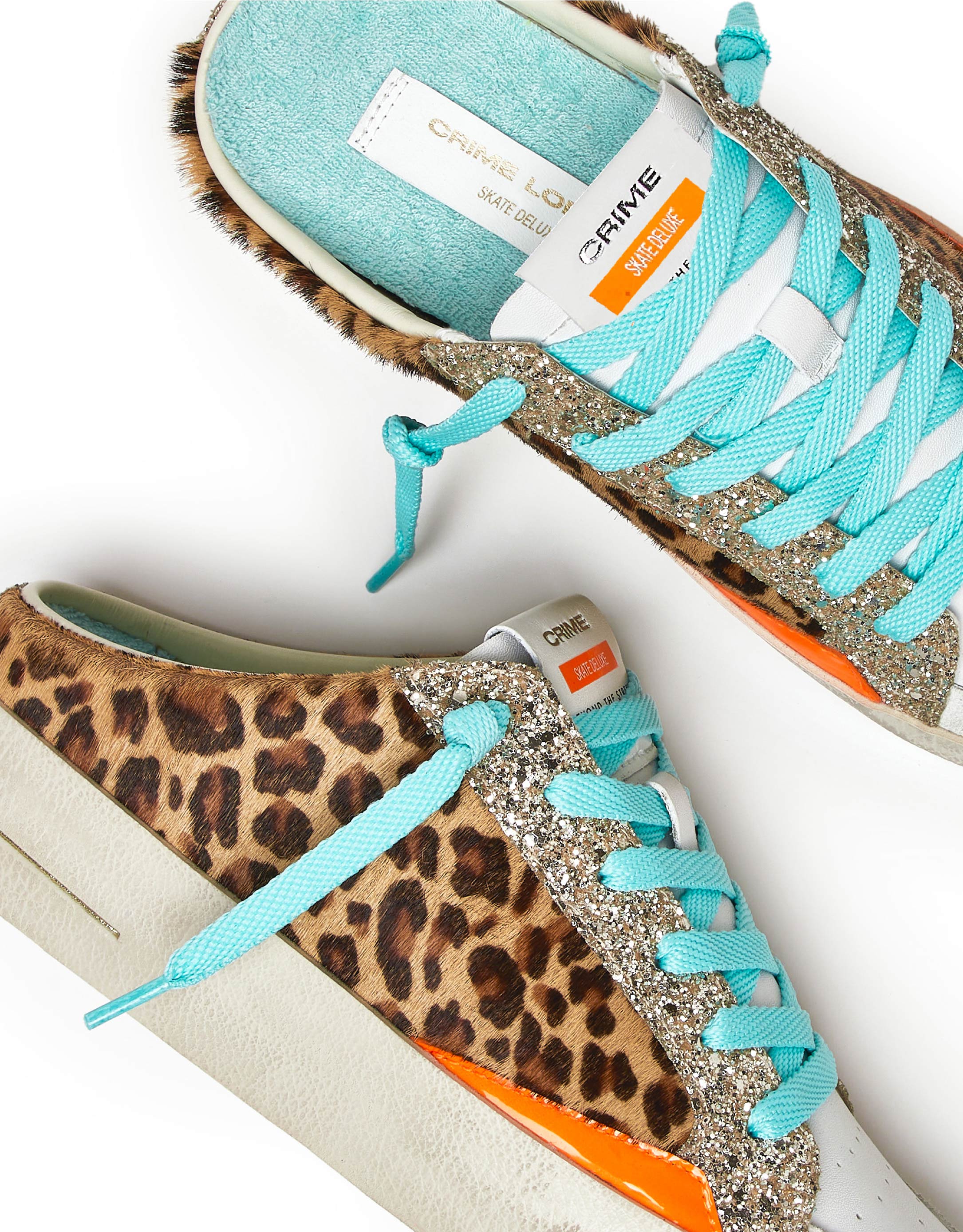 נעלי נשים - Crime London - כפכפים ALANIS - נמר2