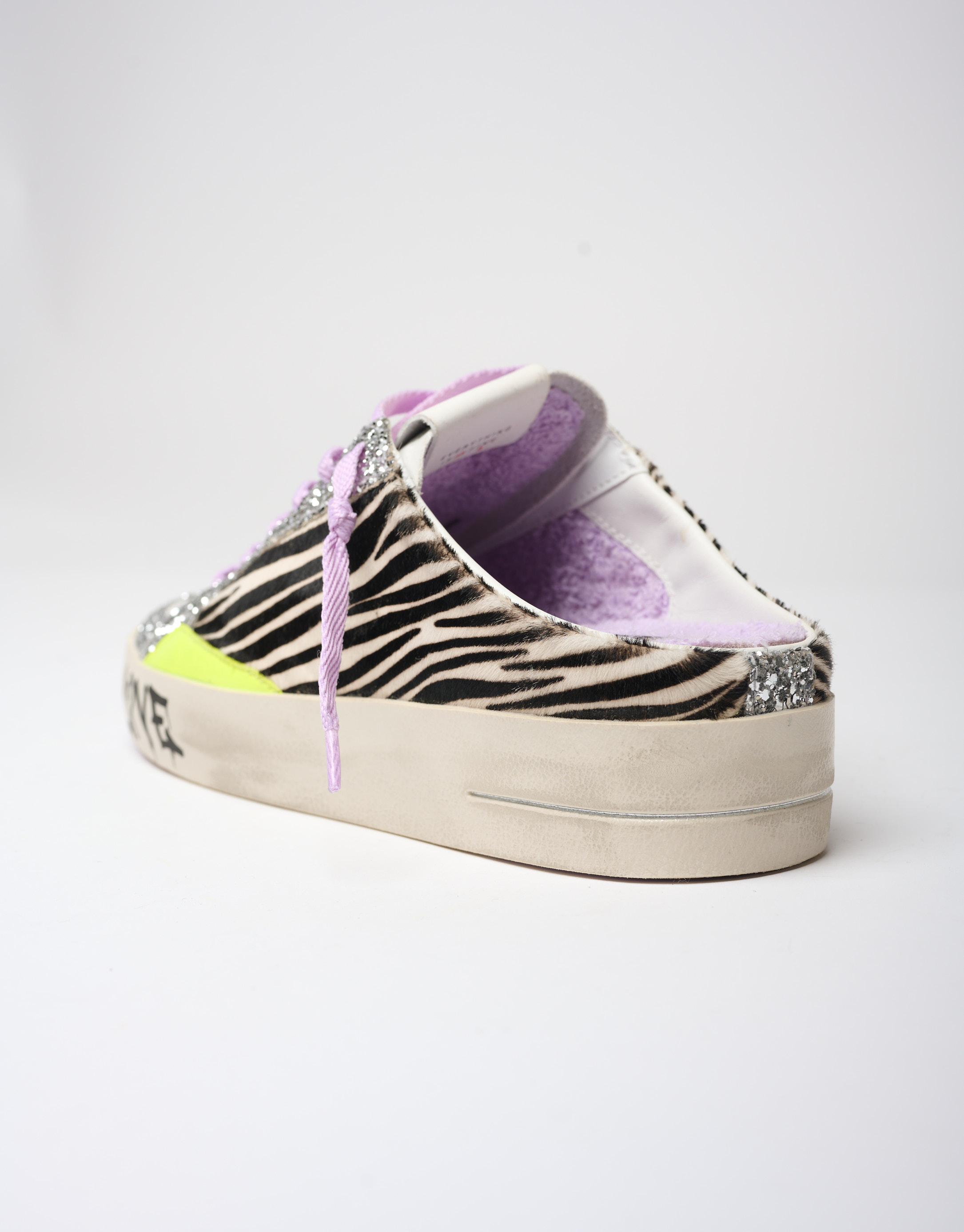 נעלי נשים - Crime London - כפכפים ALANIS - זברה4