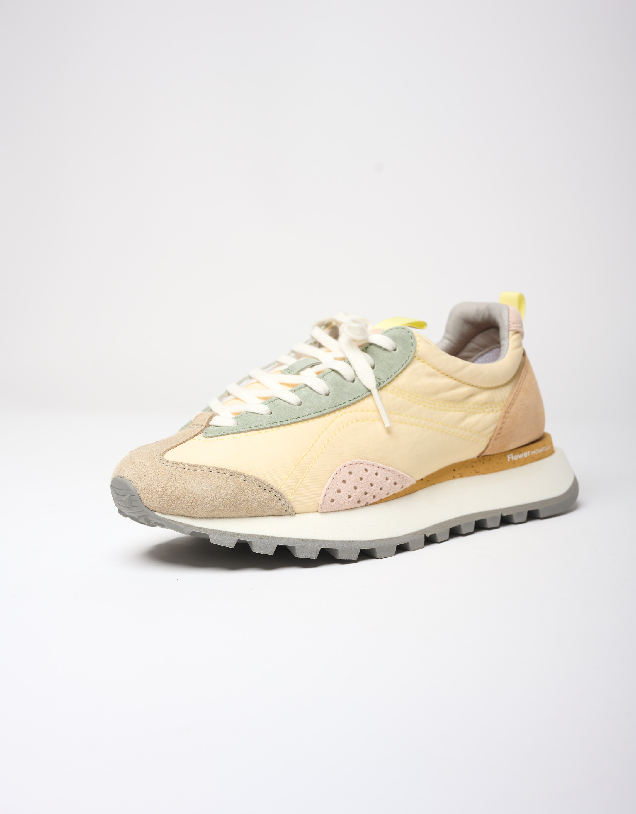 נעלי נשים - Flower Mountain - סניקרס ASUKA - בז'2