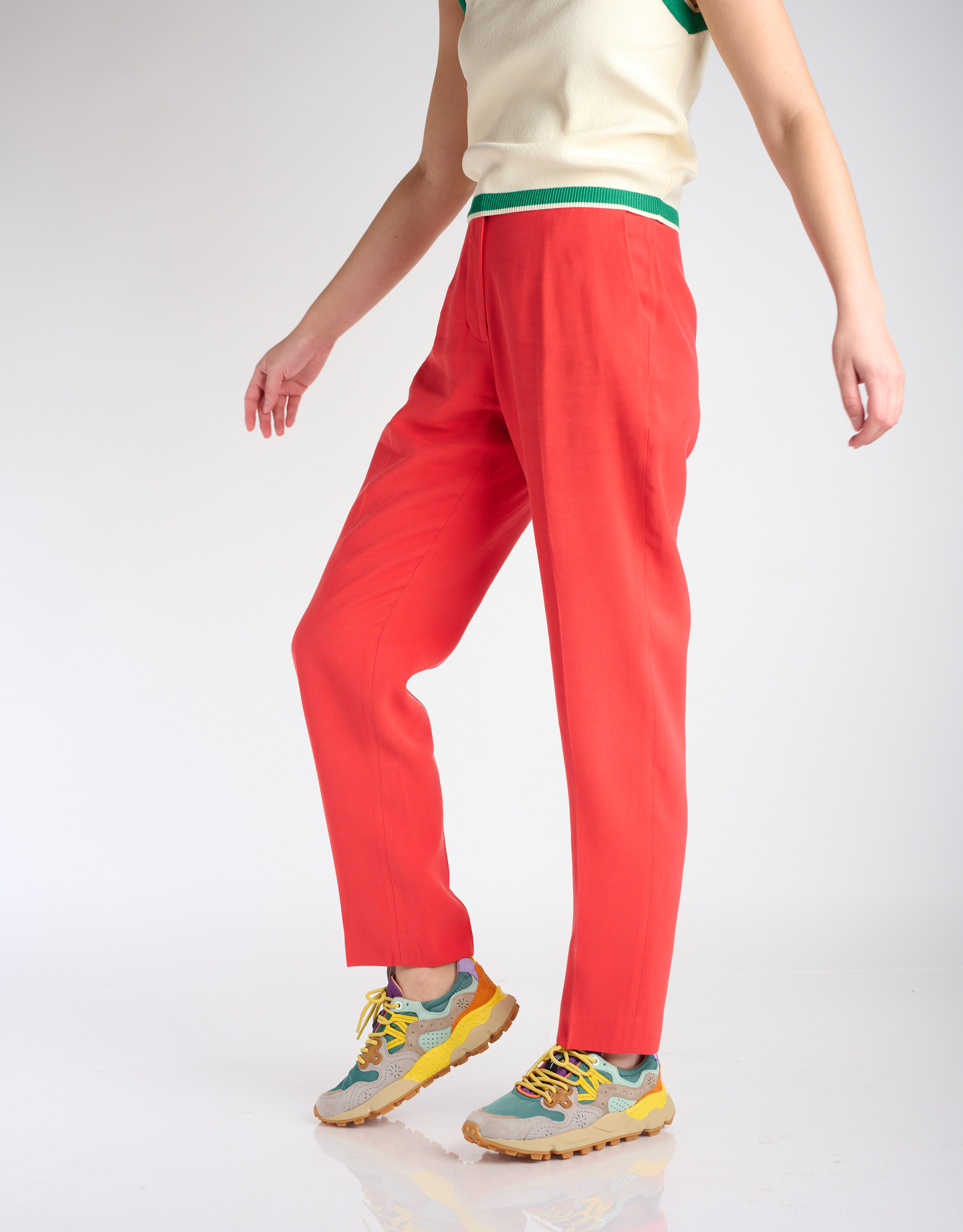 נעלי נשים - Flower Mountain - סניקרס YAMANO צבעוניות - ירוק   אפור3