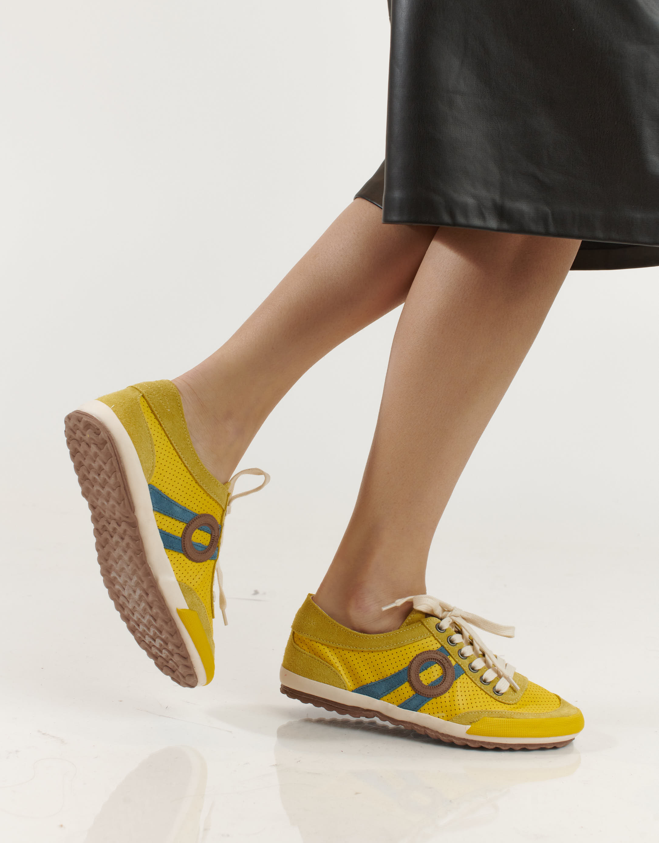 נעלי נשים - Aro - סניקרס IDO - צהוב2
