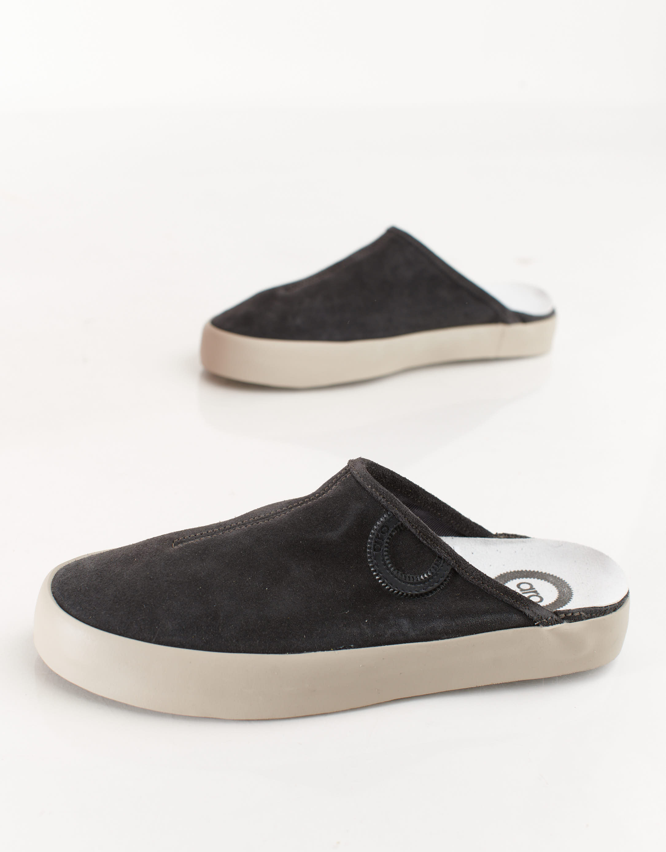 נעלי נשים - Aro - כפכפי זמש UMA - אפור2