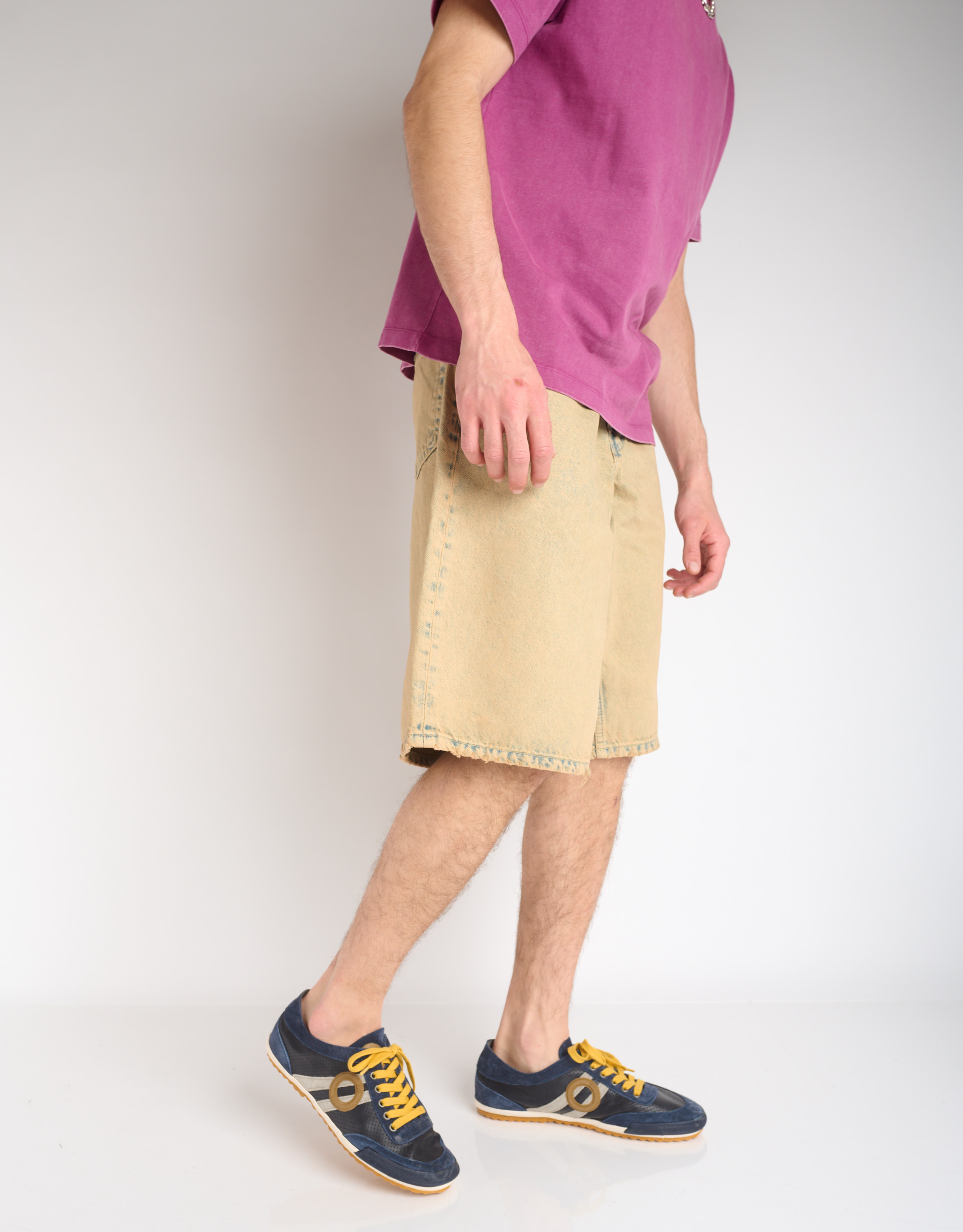 נעלי גברים - Aro - סניקרס IDO מחוררות - כחול2