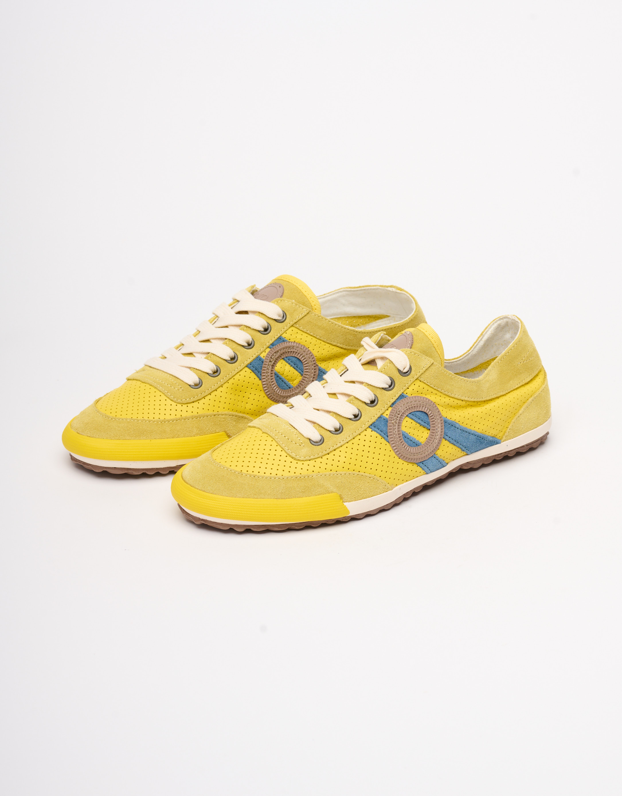 נעלי גברים - Aro - סניקרס IDO מחוררות - צהוב2