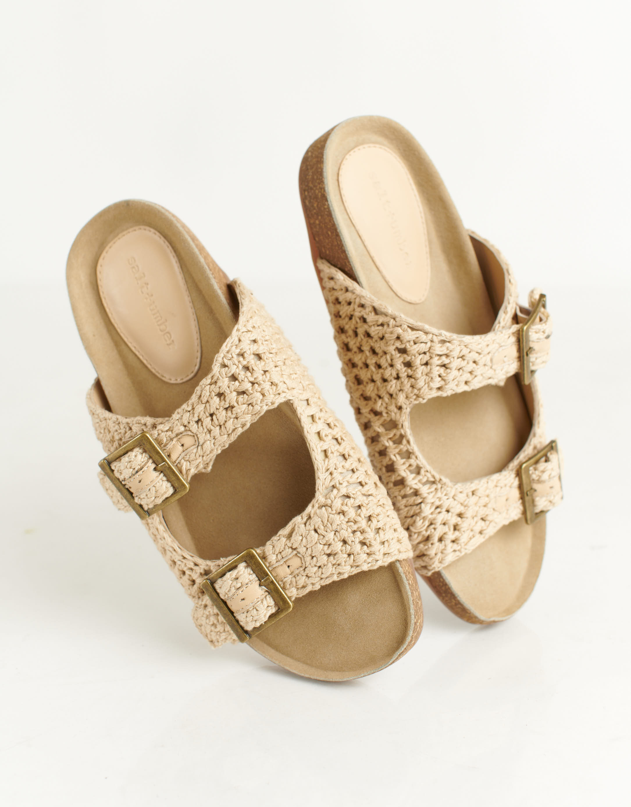 נעלי נשים - Salt+Umber - כפכפים TALUM - בז'2
