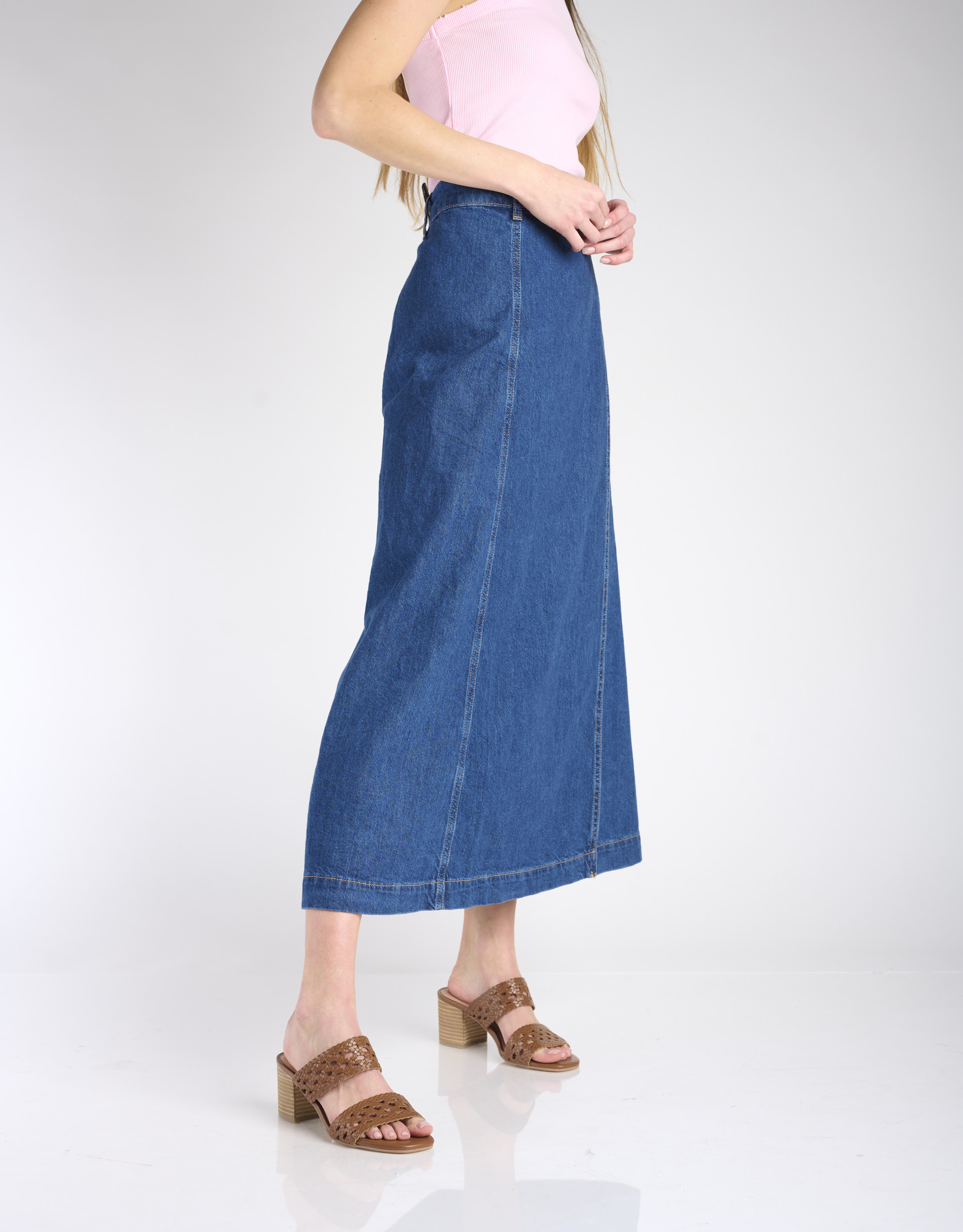 נעלי נשים - Salt+Umber - כפכפי עור RIVA - חום2